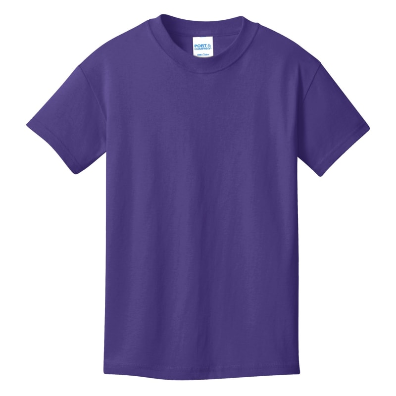 Port & Company - Youth Core Cotton Tee. 148