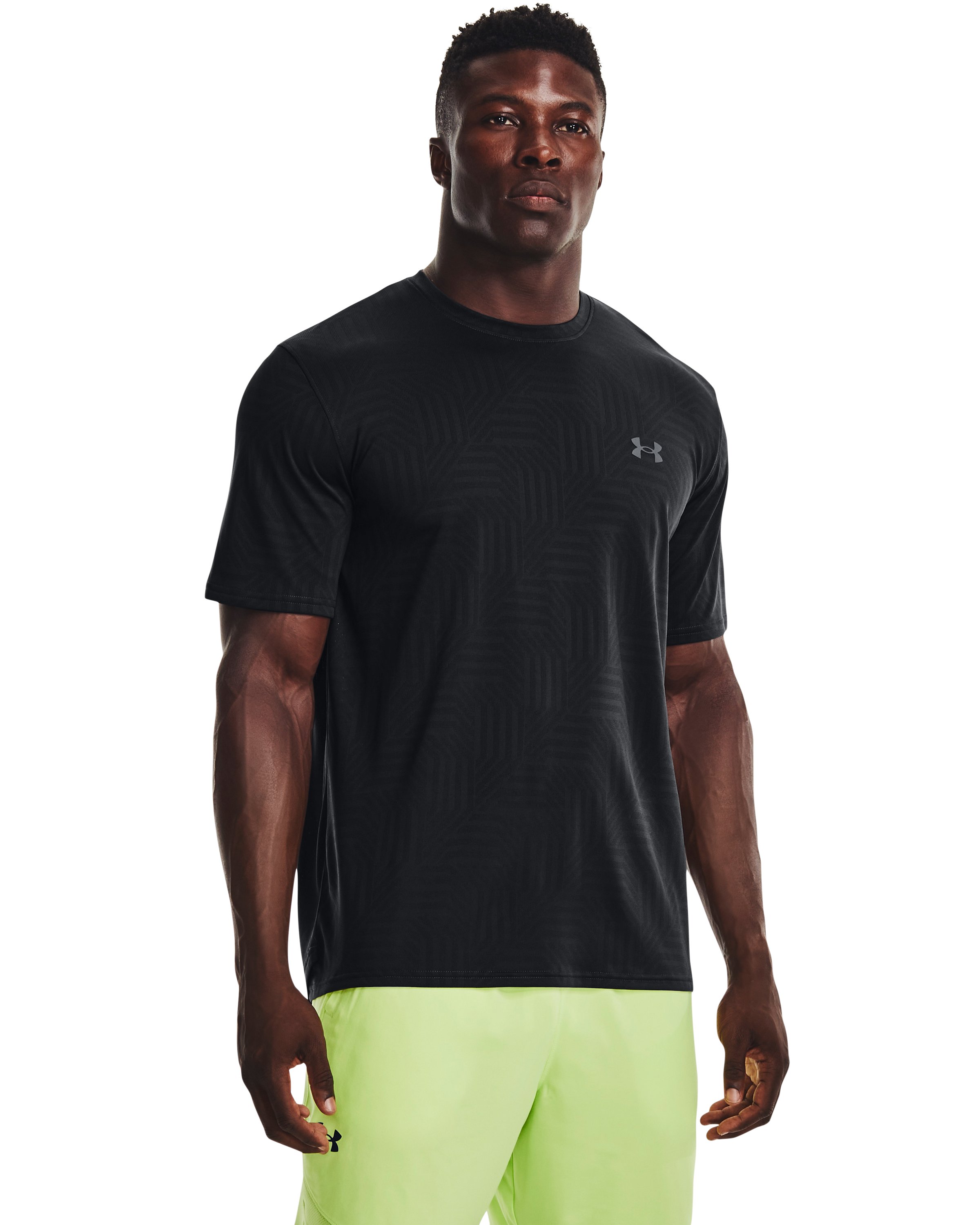 UA Vent Jacquard Men's Training Short Sleeve 2