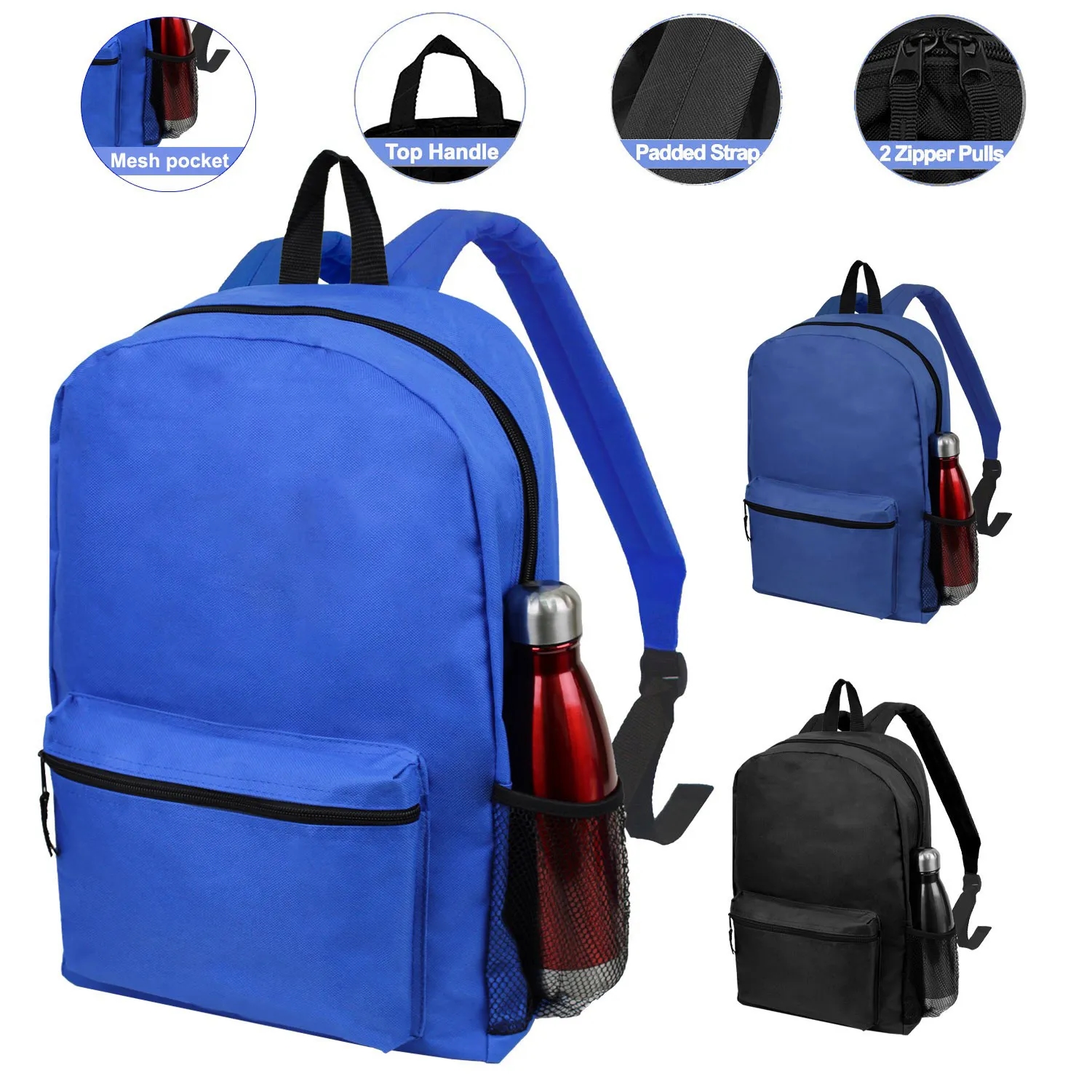 Best Value Heavy Duty Backpack With Water Bottle Pocket 5