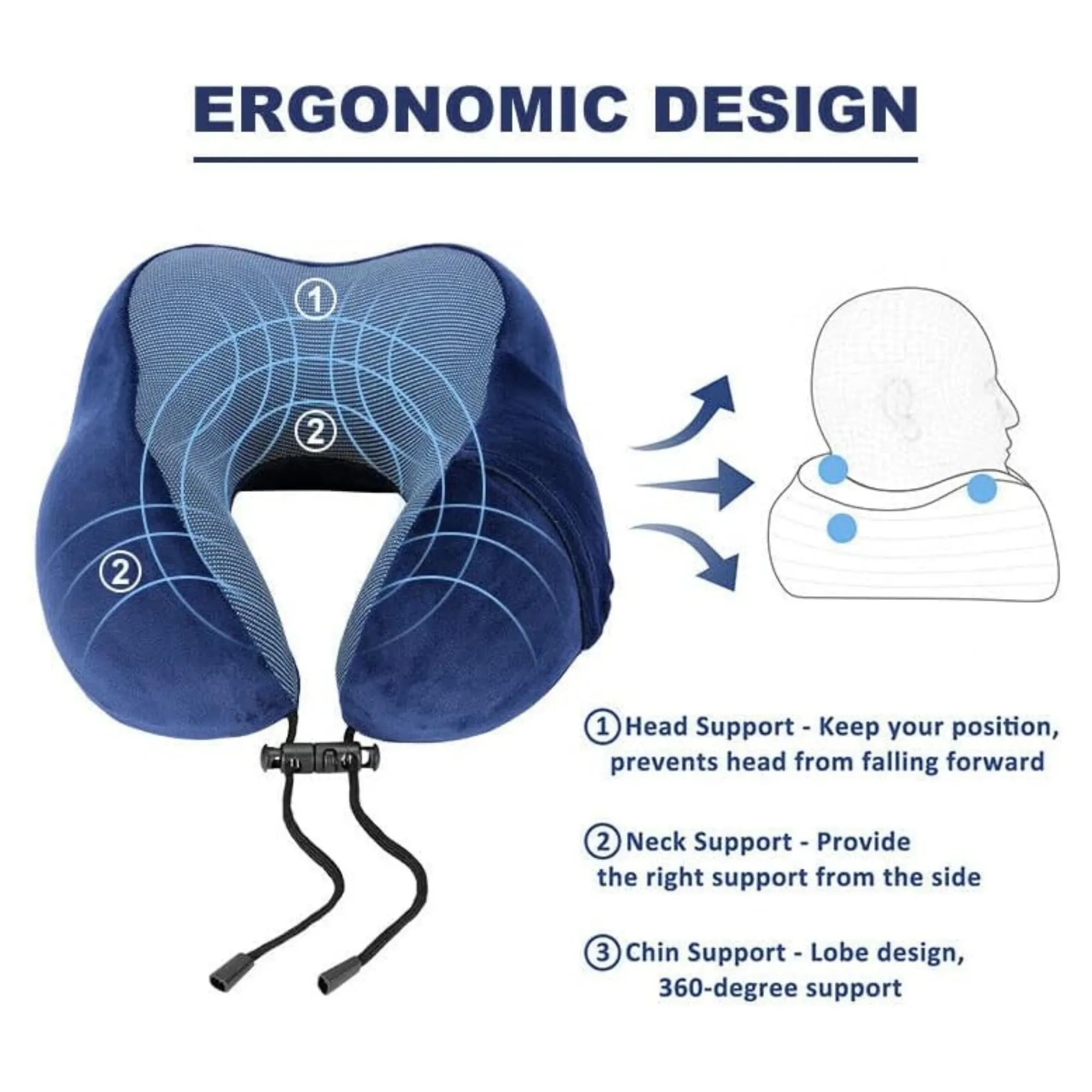 Comfort Sleep Neck Support Pillow 10
