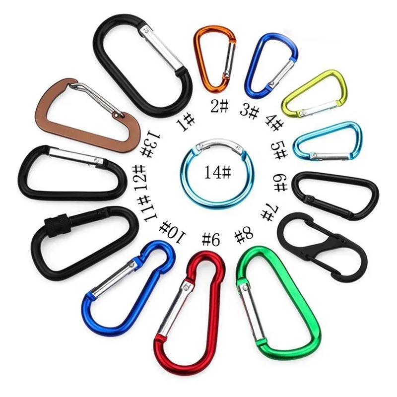 Carabiner Keychain with Polyester Strap 8