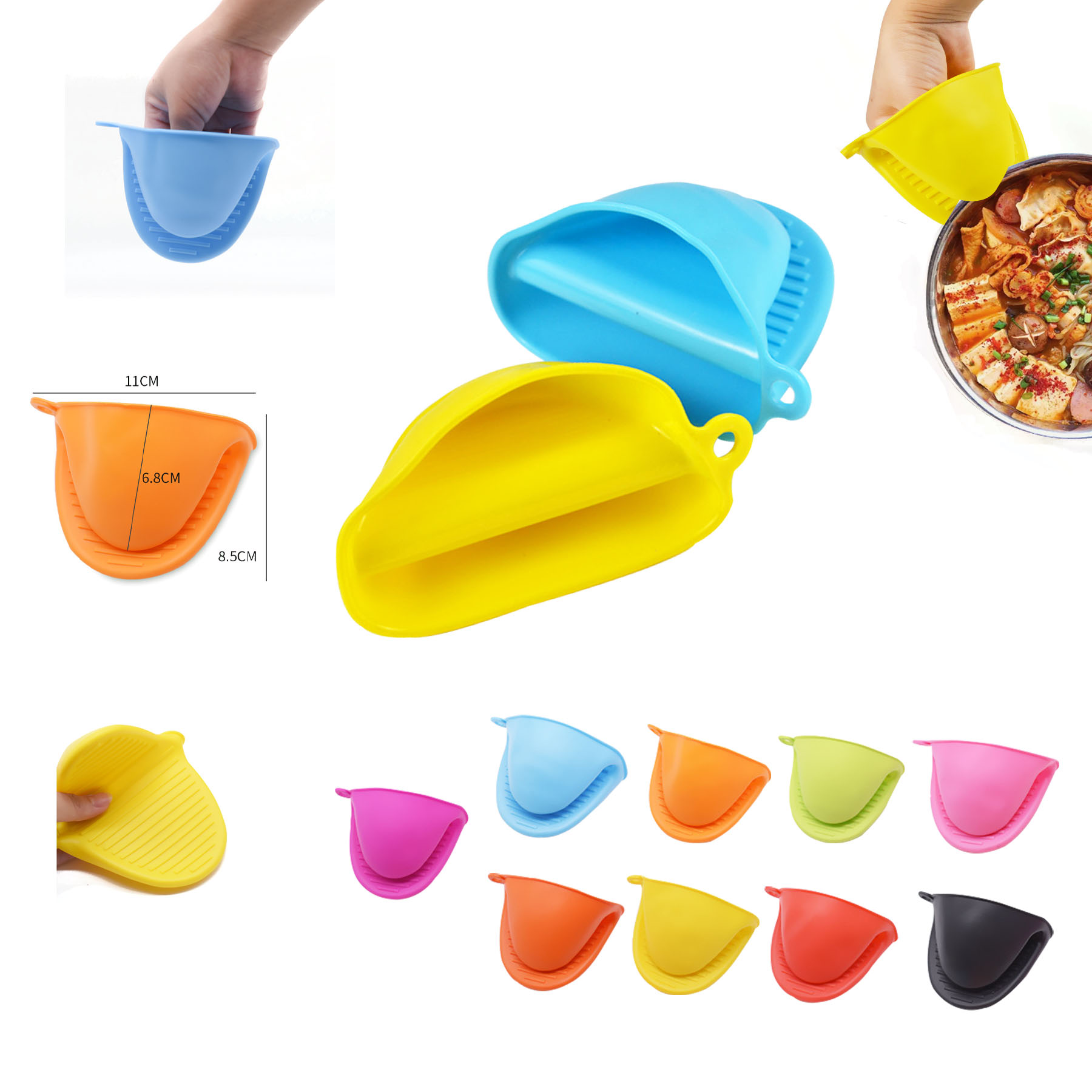 Thickened Silicone Heat Insulation Gloves 2