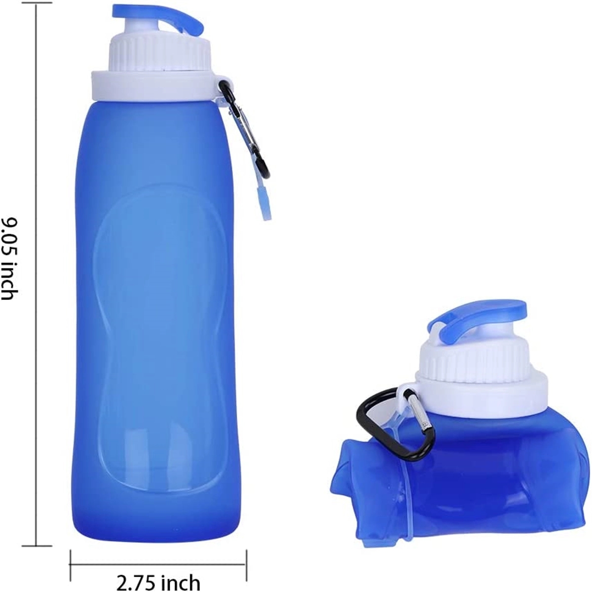 17oz Collapsible Water Bottle with Clip 5