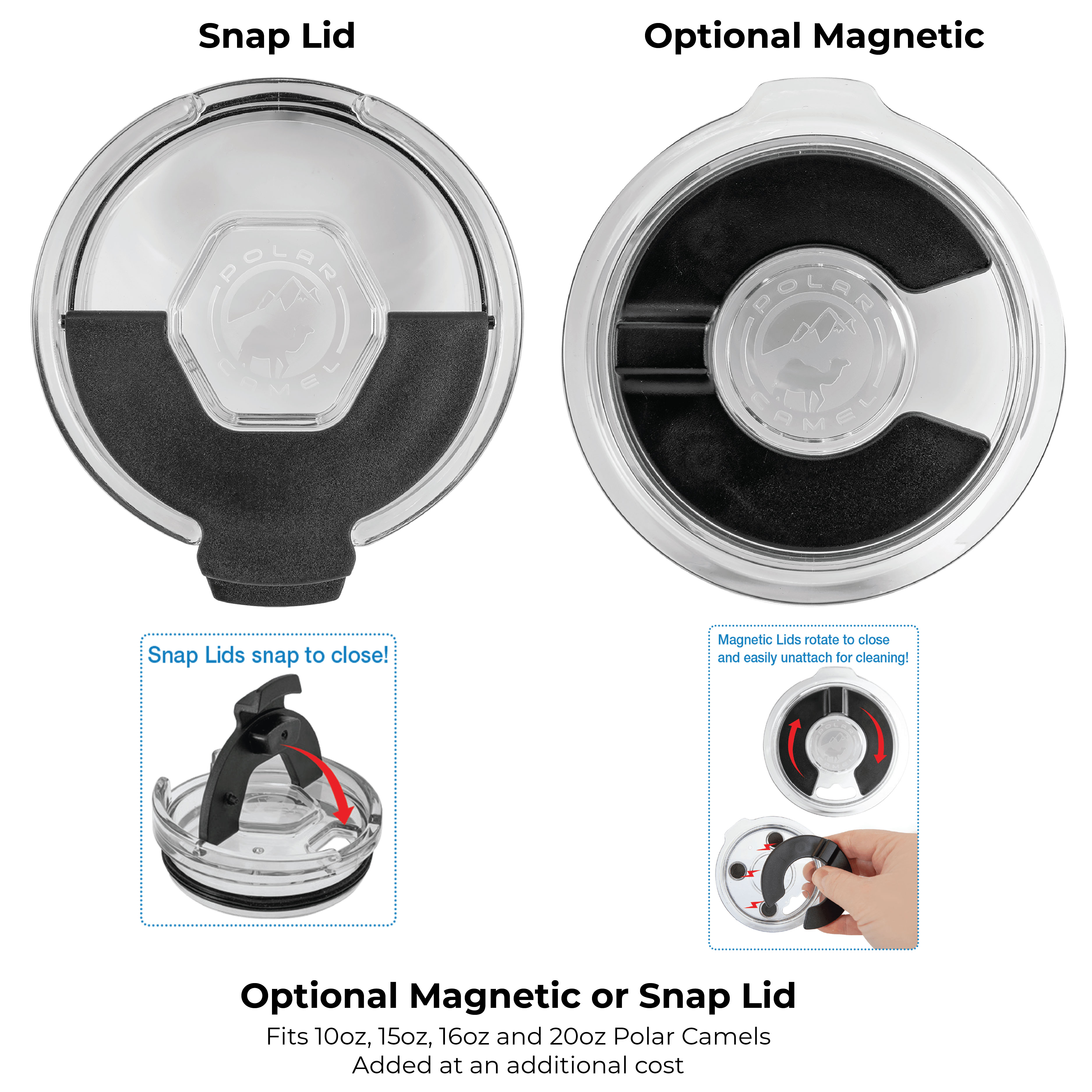 Polar Camel 20oz ION-Plated Rose Gold Tumbler with Sliding Lid 7