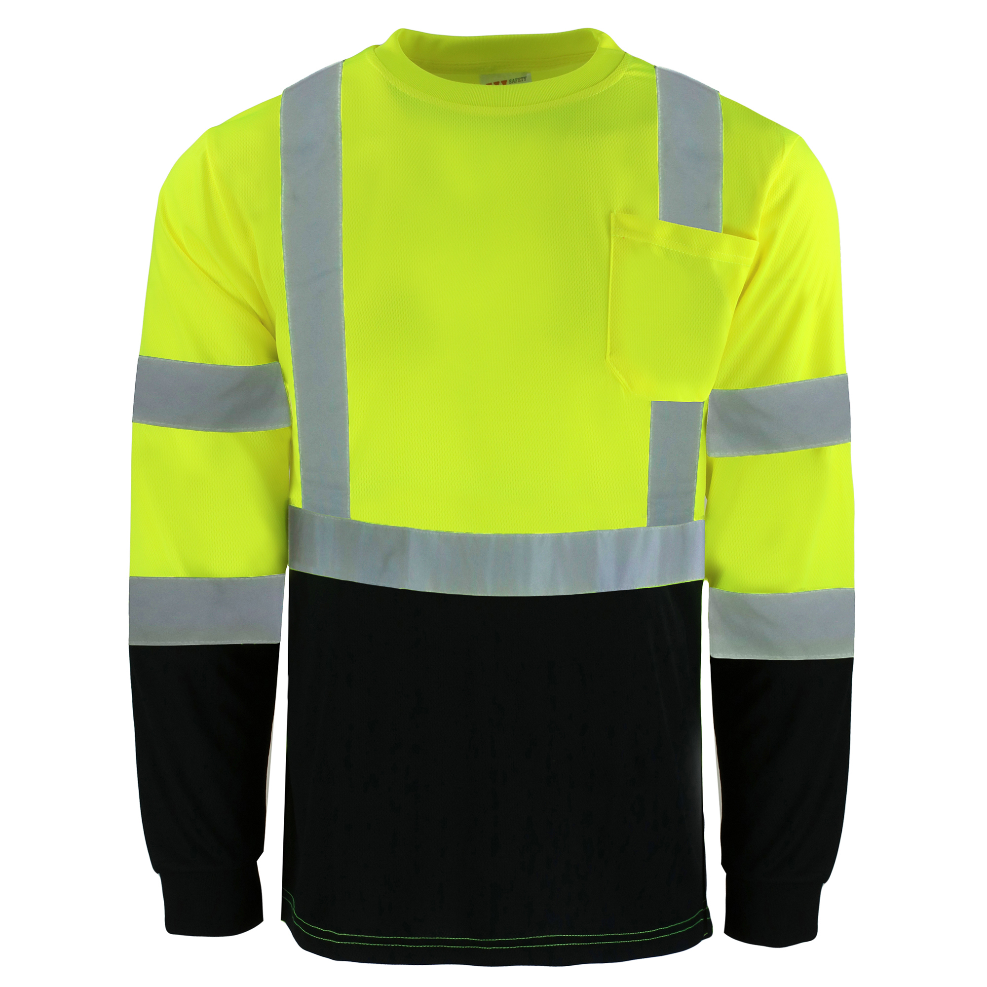 Safety Brite Class 3 HI VIS T-Shirt with Black Bottom 1