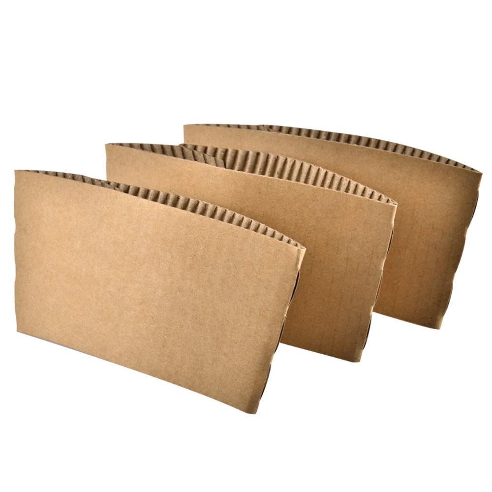 Compostable Paper Cup Sleeve For Hot Drinks 2