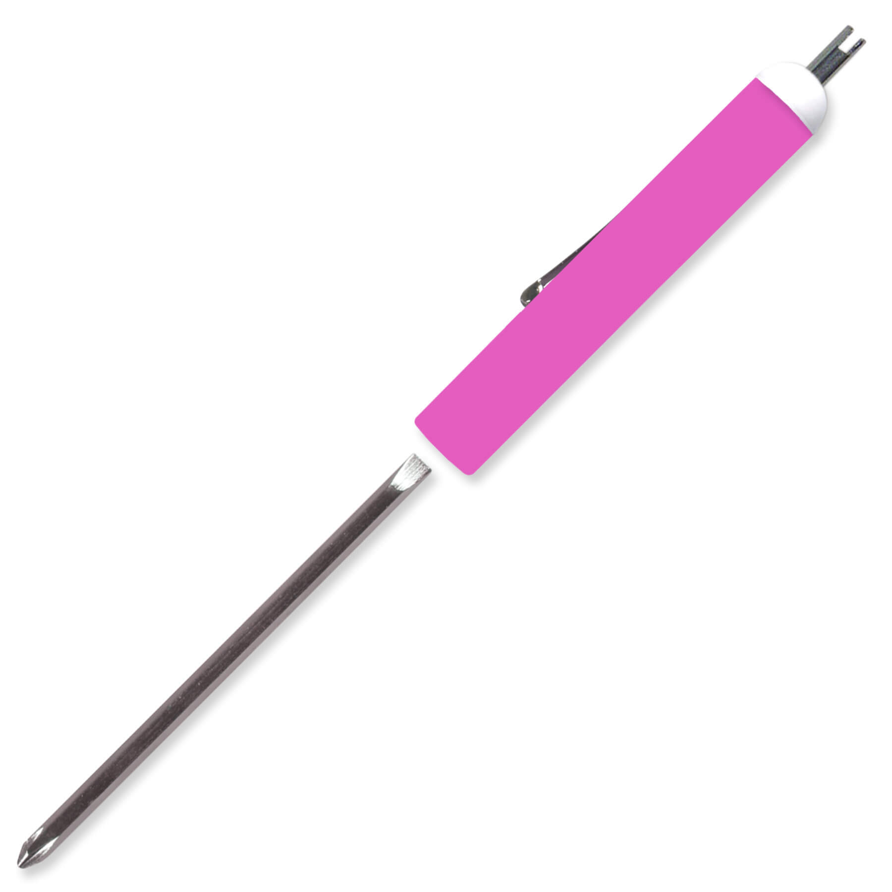Pocket Screwdriver Reversible Flat Blade + Valve Stem Top 41