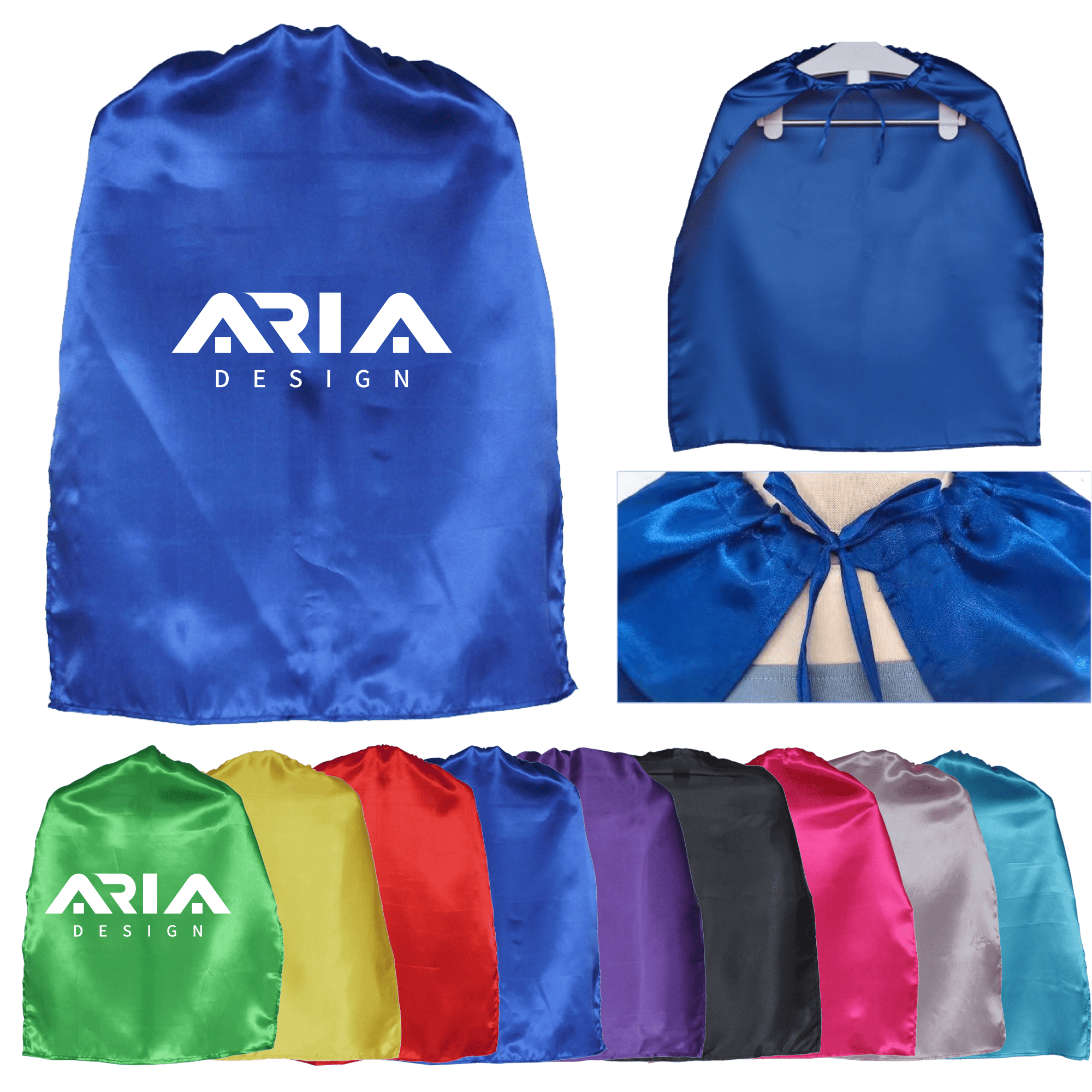 Polyester Satin Children & Adults Event Cloak 2