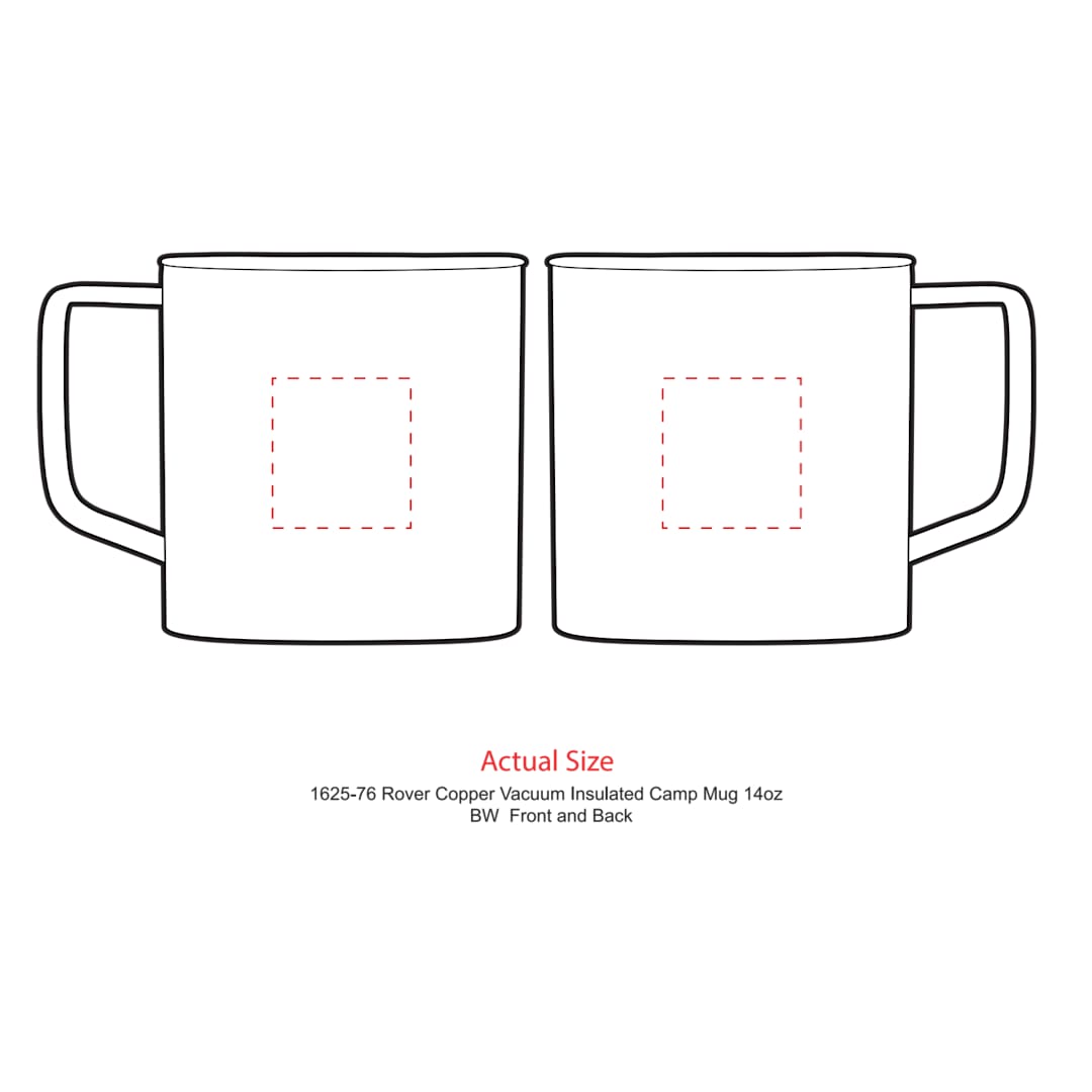 Rover Copper Vac Camp Mug 14oz – Powder coated 73