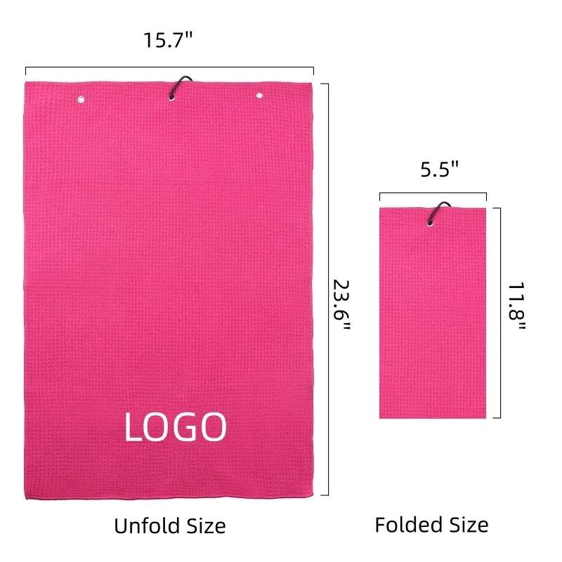 Microfiber Waffle Golf Towel 6