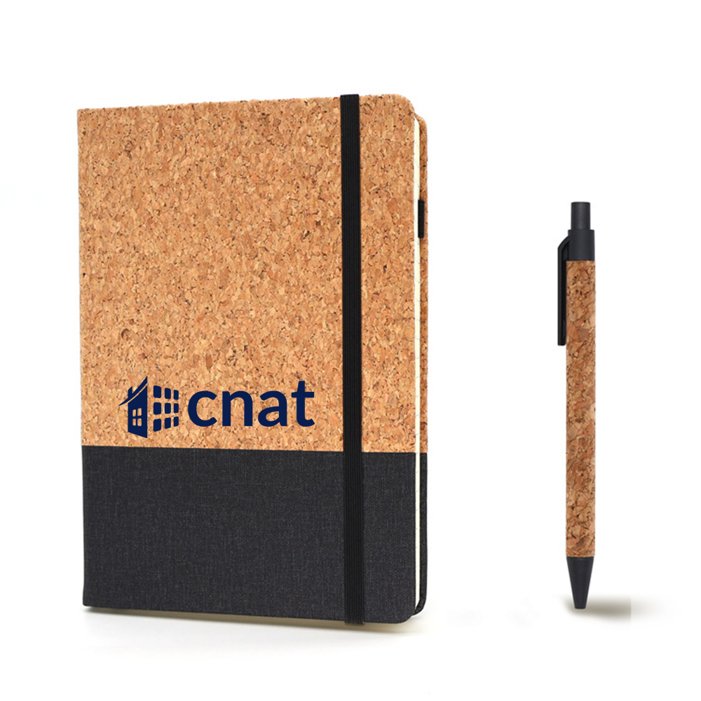 A5 Cork PU Spliced Notebook 2