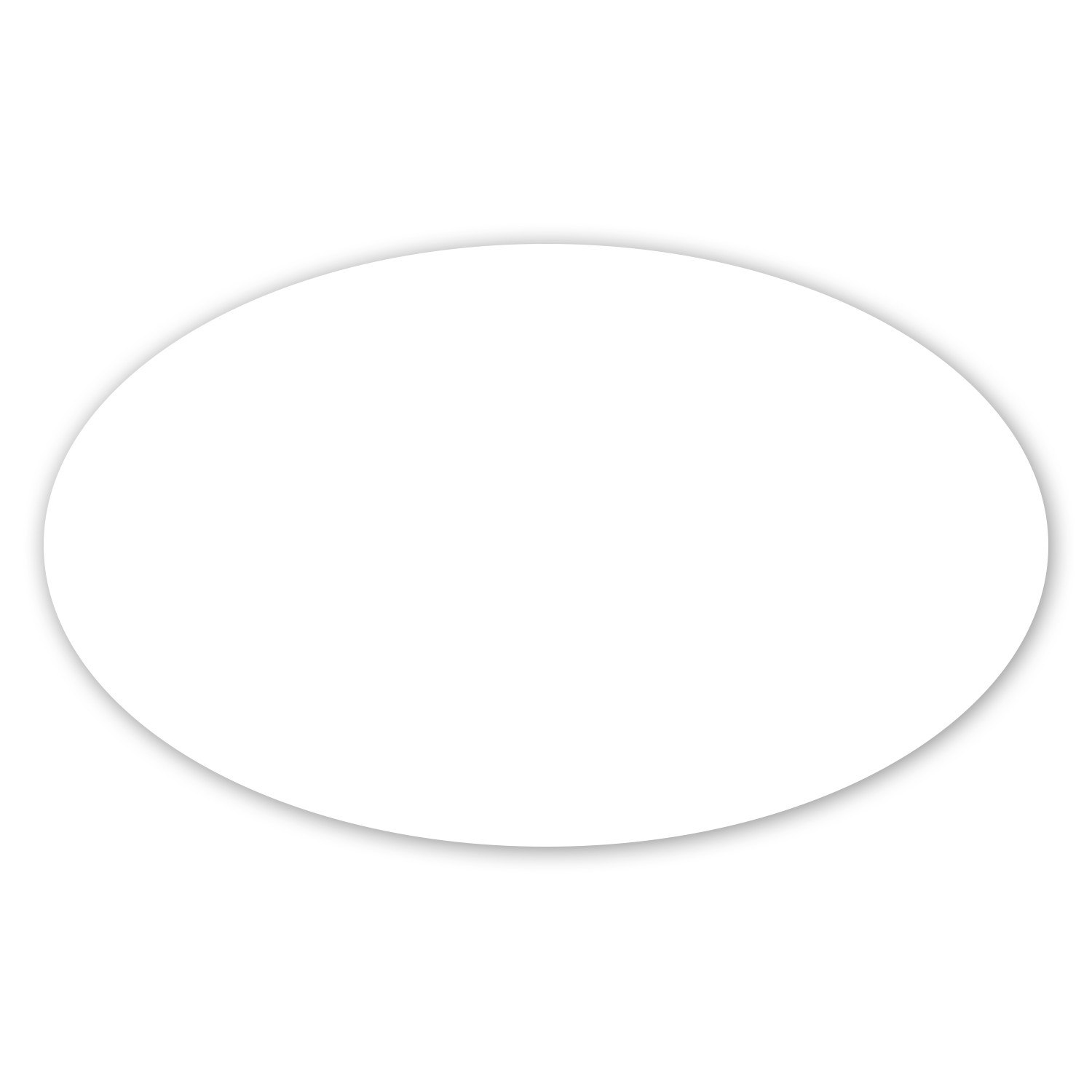 3 X 5 In Oval Perm Standard Label 2