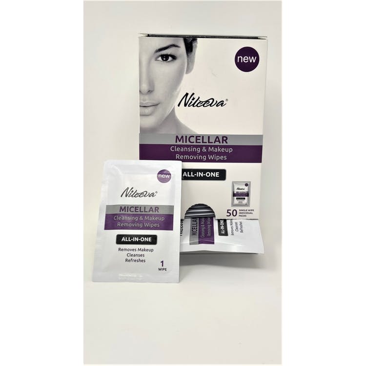 Micellar Cleansing & Makeup Removing Wipes - 50 Count Dispensit 2