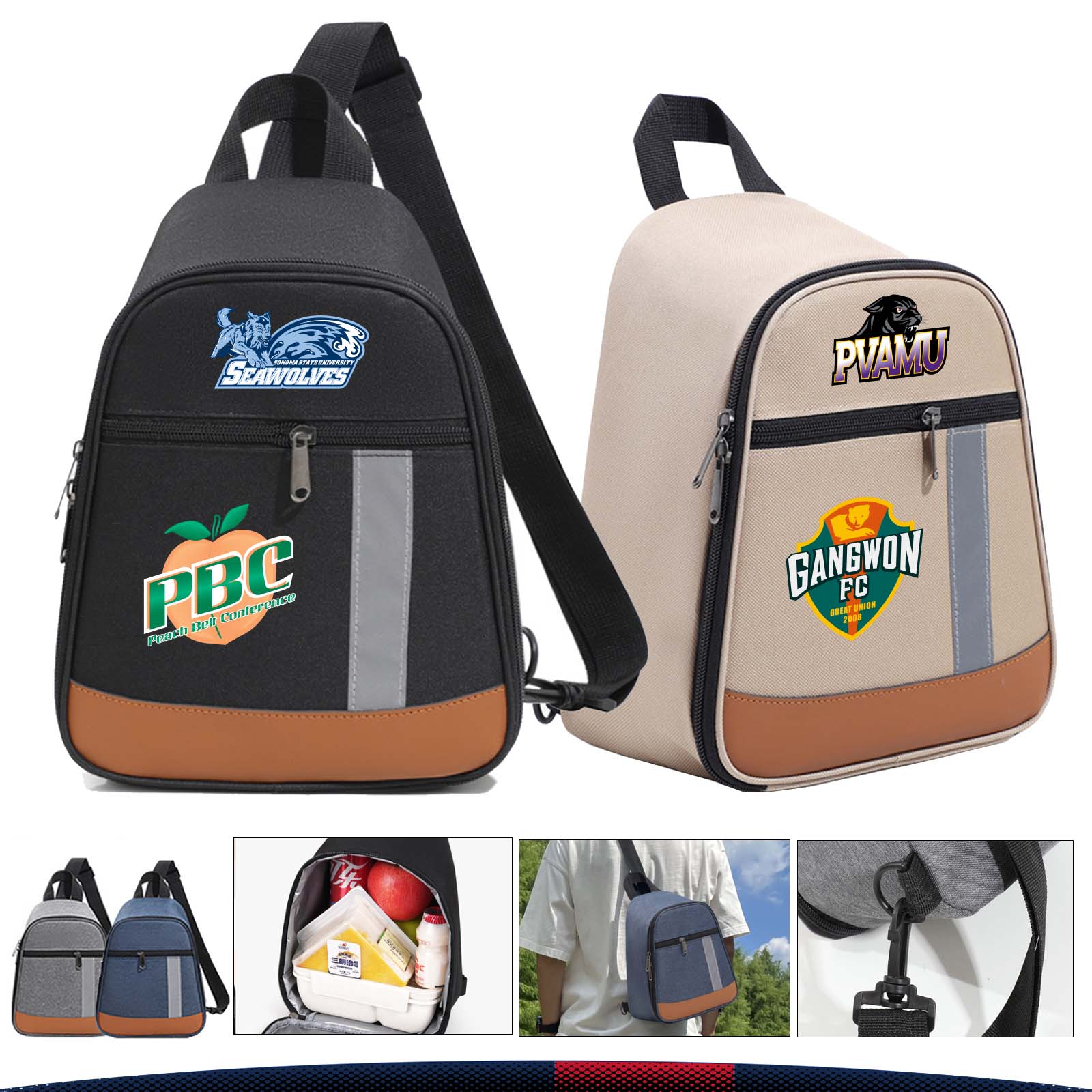 Arylo Single-Shoulder Insulated Lunch Bag 5