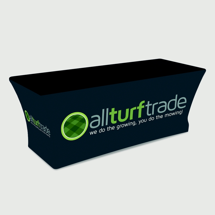 TruFit™ Table Throw, Fitted, Full-Color Table Cloth, Dye-Sublimation - 8' table runner 1