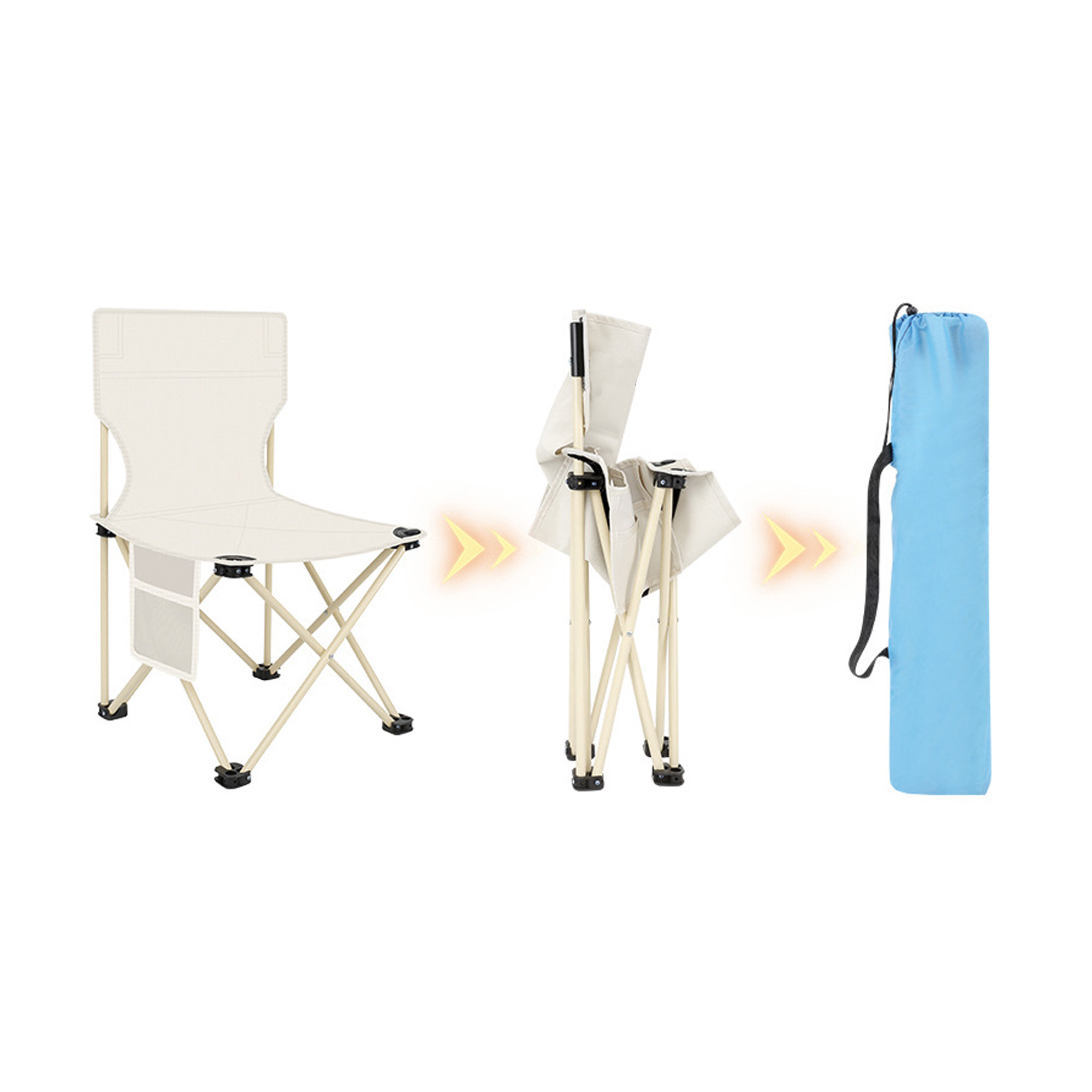 Portable Outdoor Folding Chair with Convenient Pocket 3
