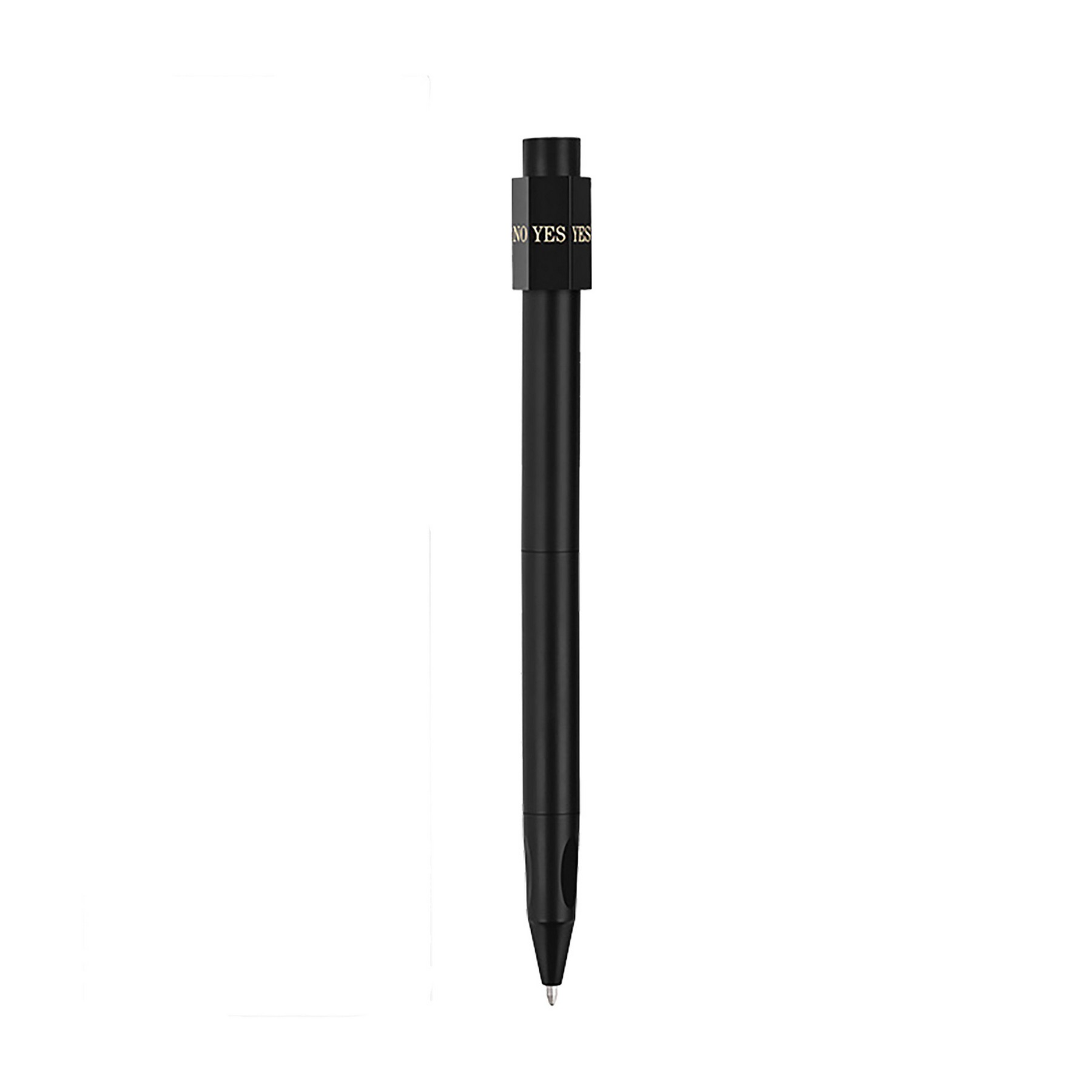 Black Rotatable Metal Ballpoint Pen 2
