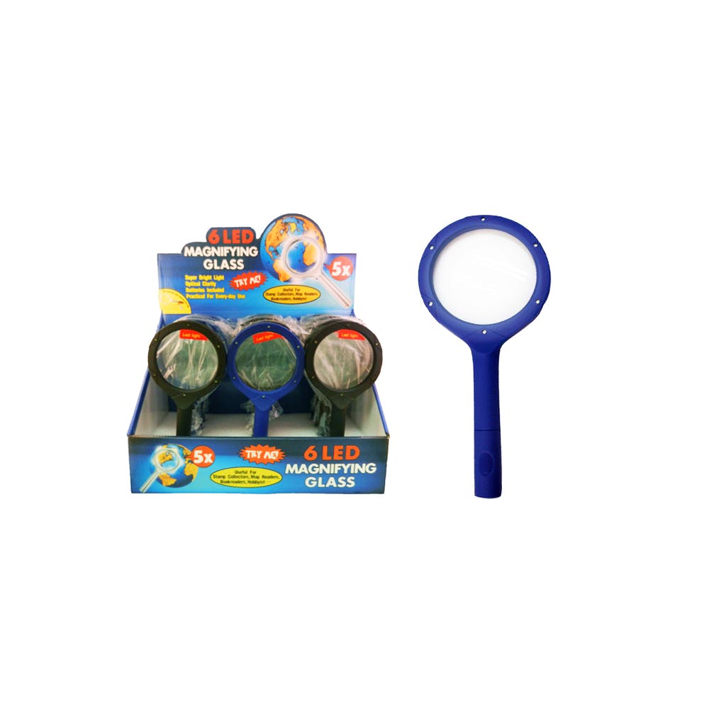 LED Magnifying Glasses Assorted 2