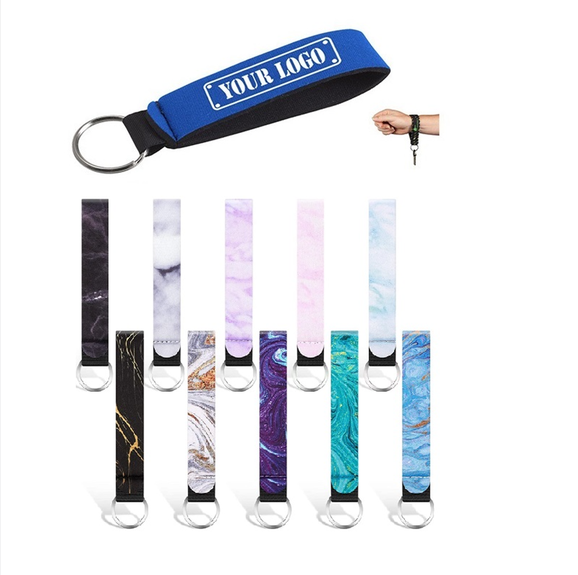 Floating Neoprene Keychain 1