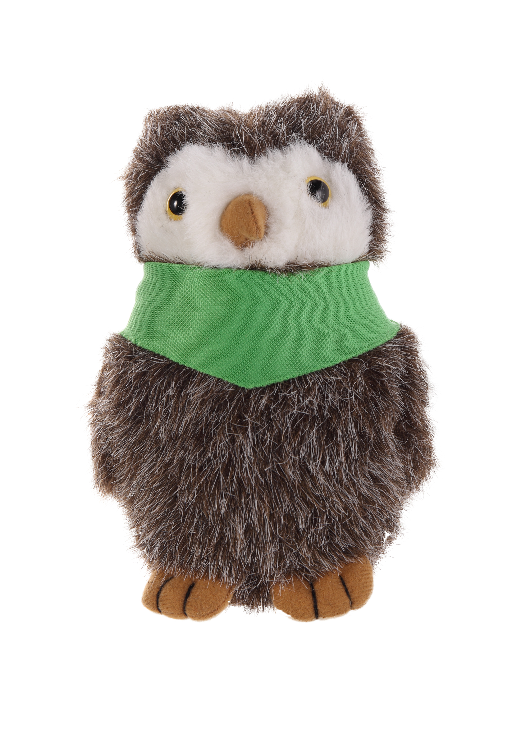Soft Plush Standing Owl With Bandana 3
