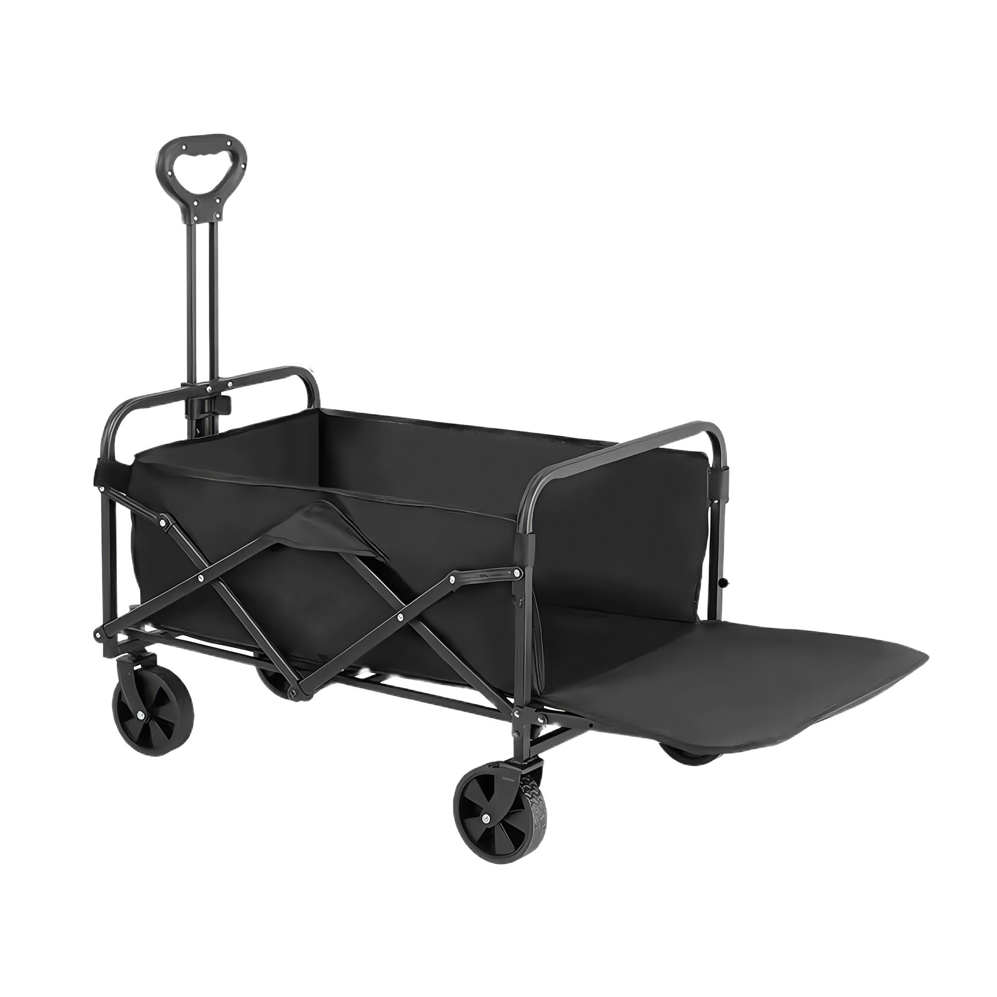 5" Outdoor Camping Wagon Foldable All Steel Utility Cart with 180L Capacity 3