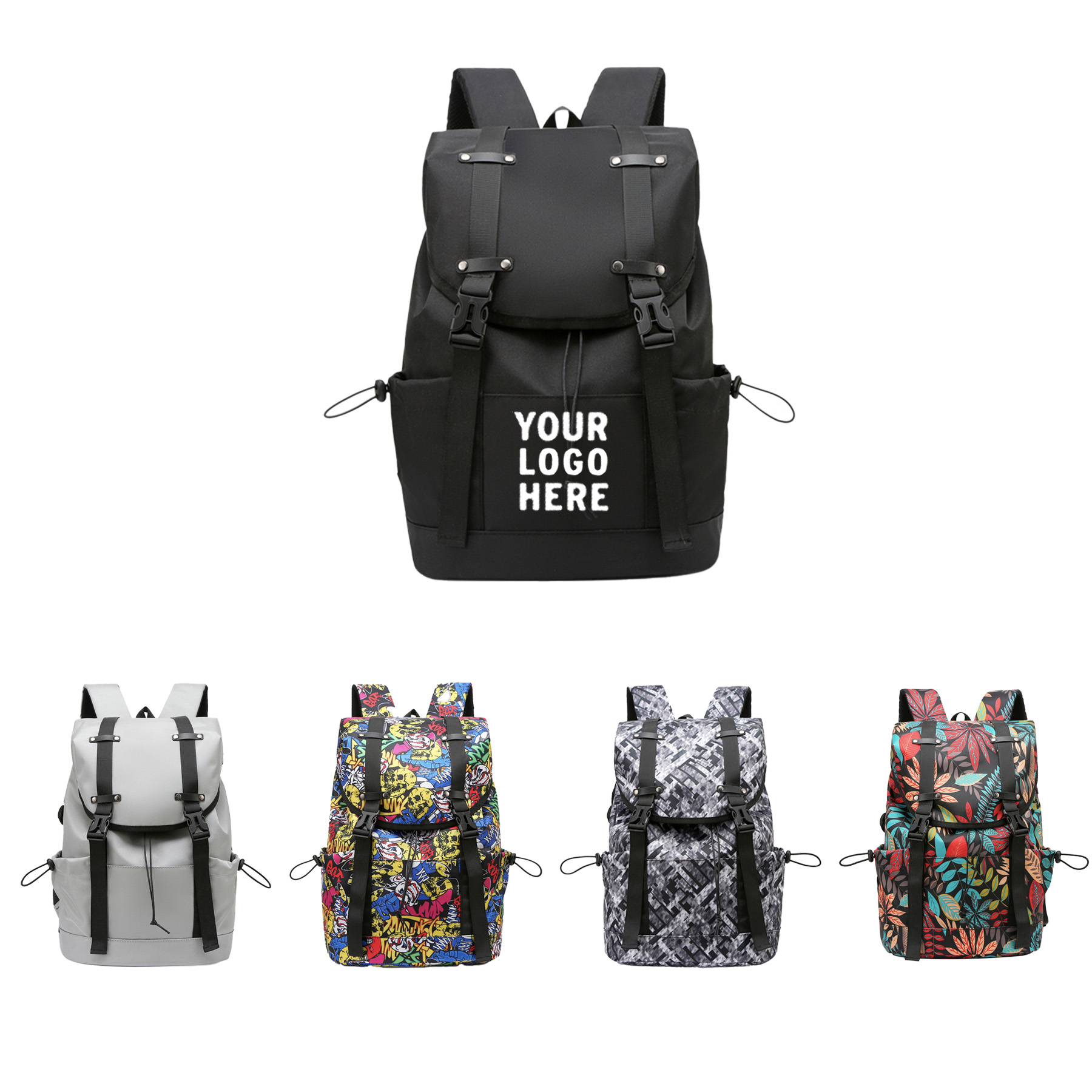 Polyester Shouder Backpack 2