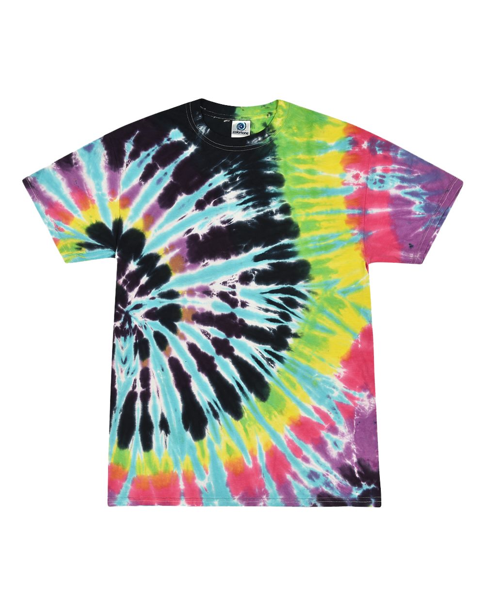 Unisex Multi-Color Tie-Dyed T-Shirt - 1000 329