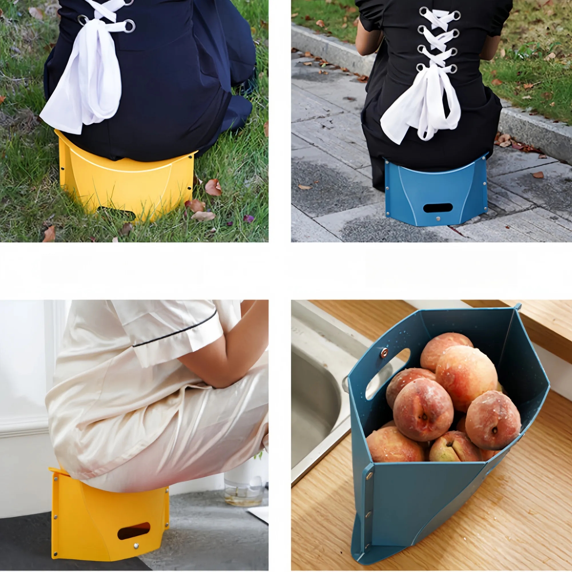 Plastic Multifunctional Folding Stool 8