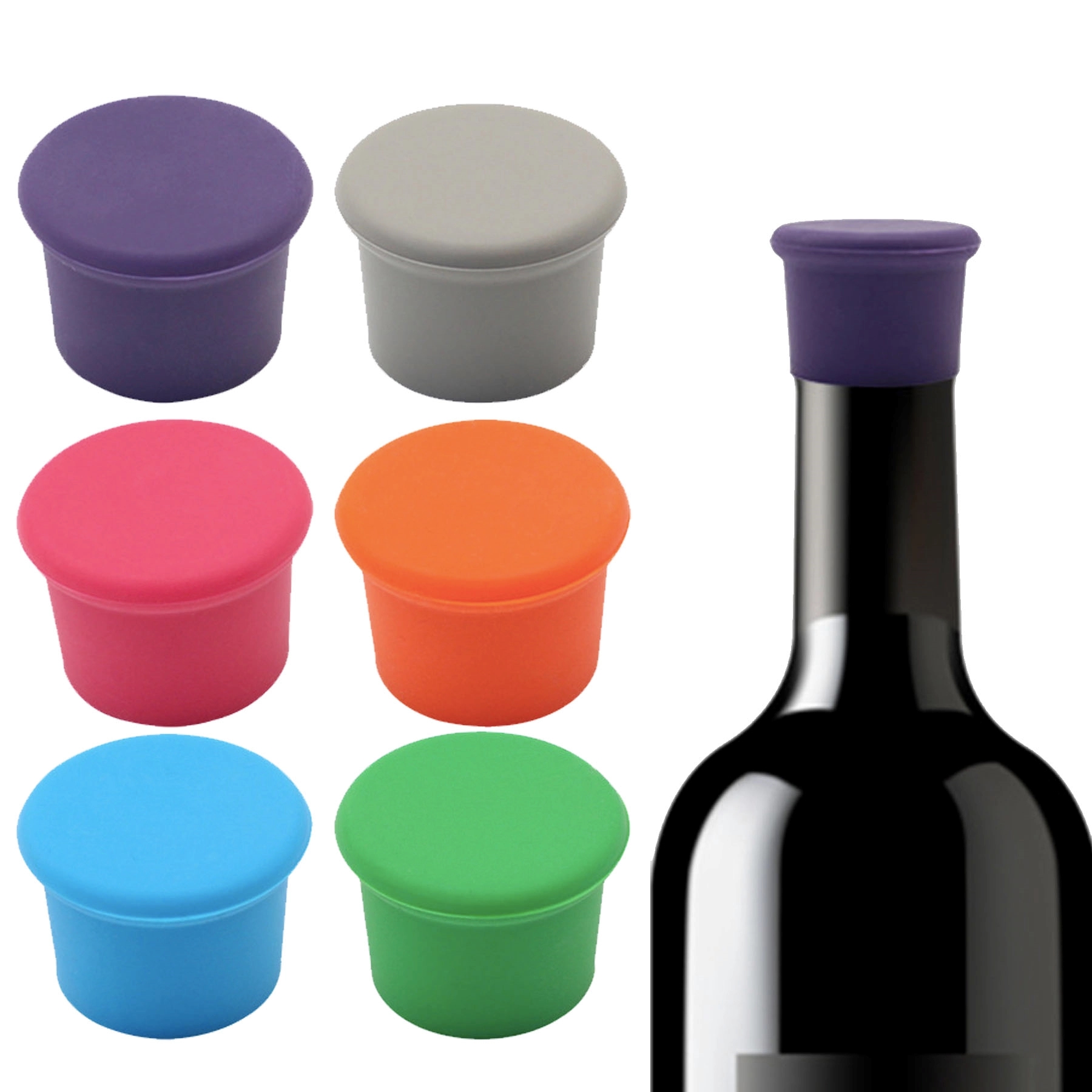 Red Wine Bottle Silicone Cap 3