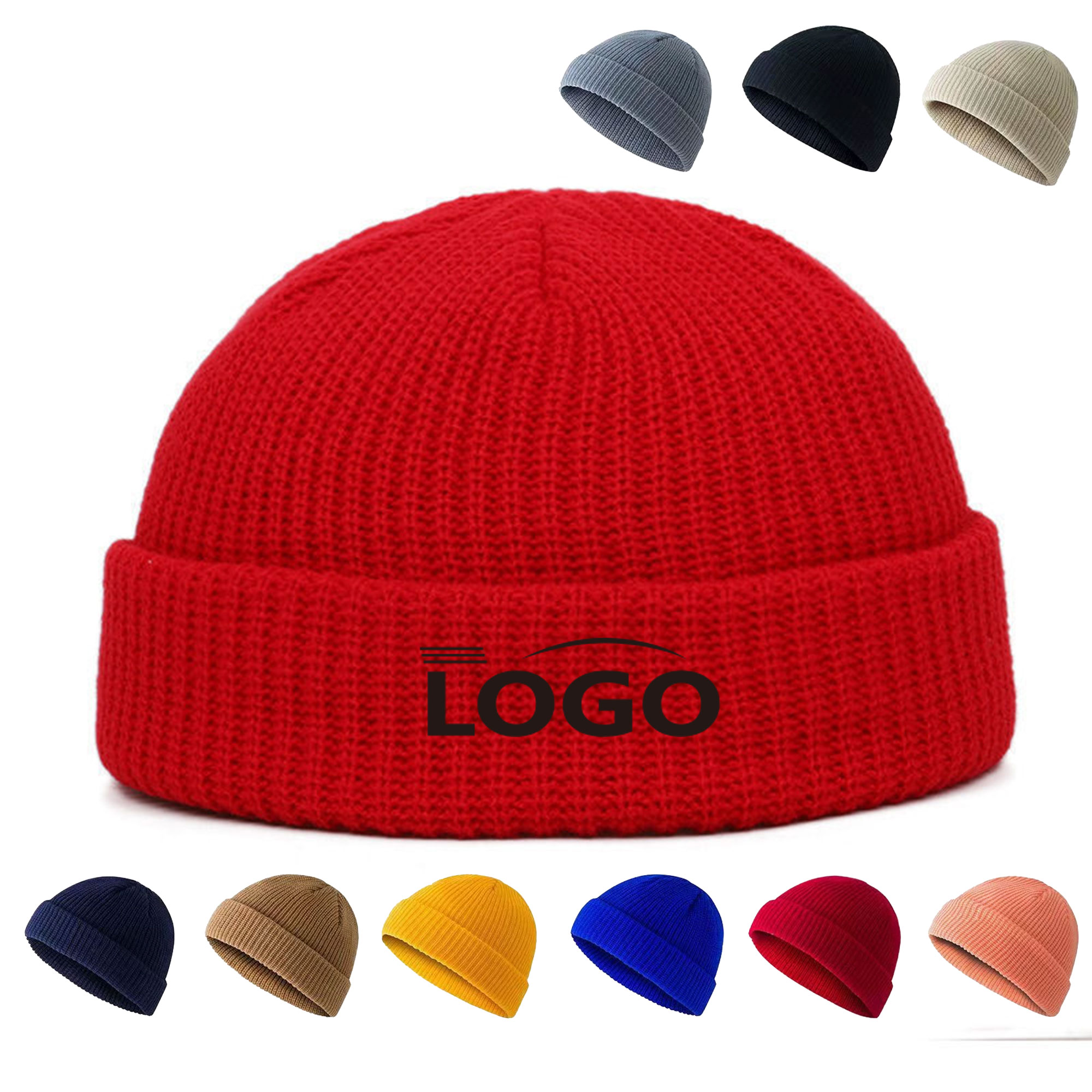 Solid-Color Cuff Beanie 2