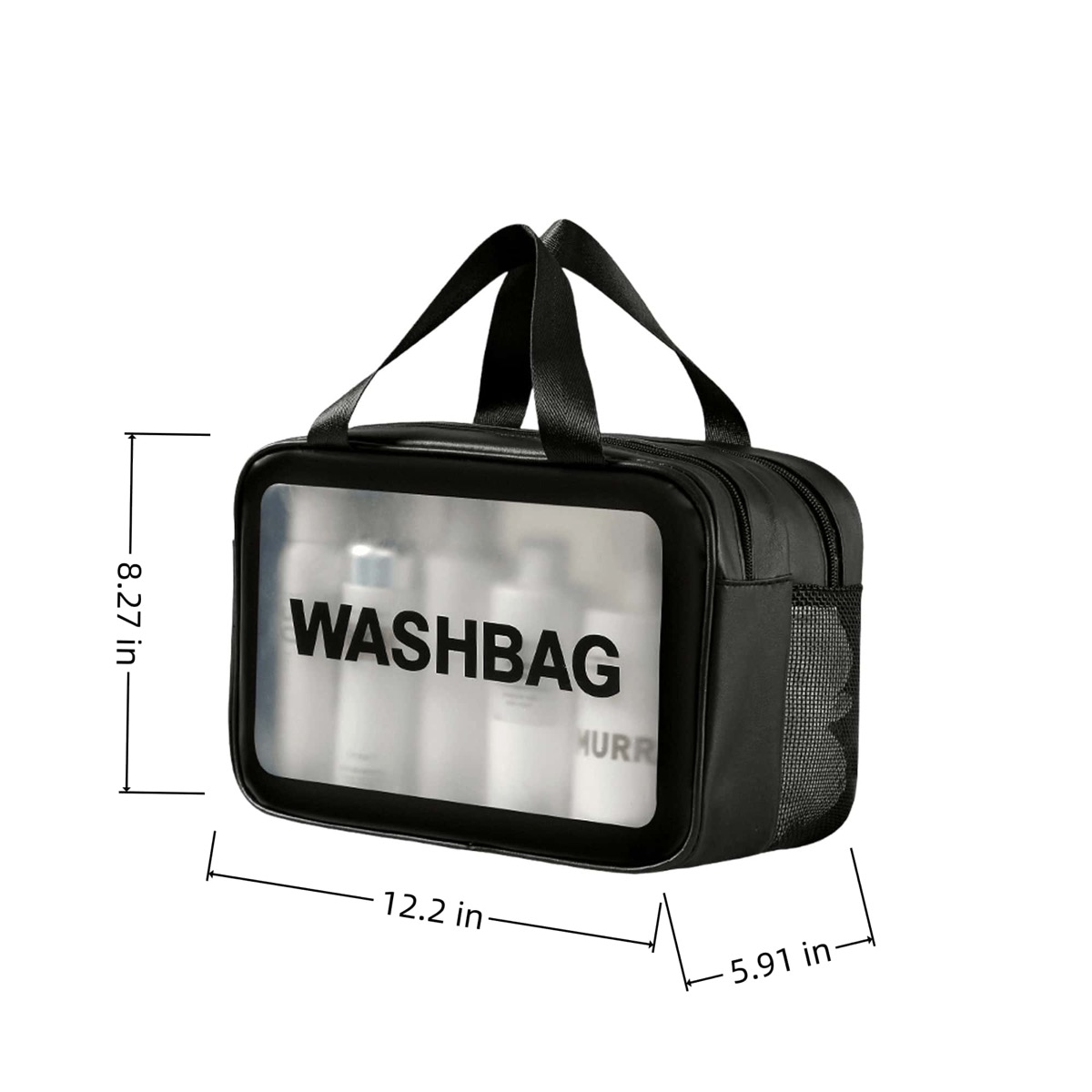 PVC Portable Wet And Dry Separation Toiletry Bag 2