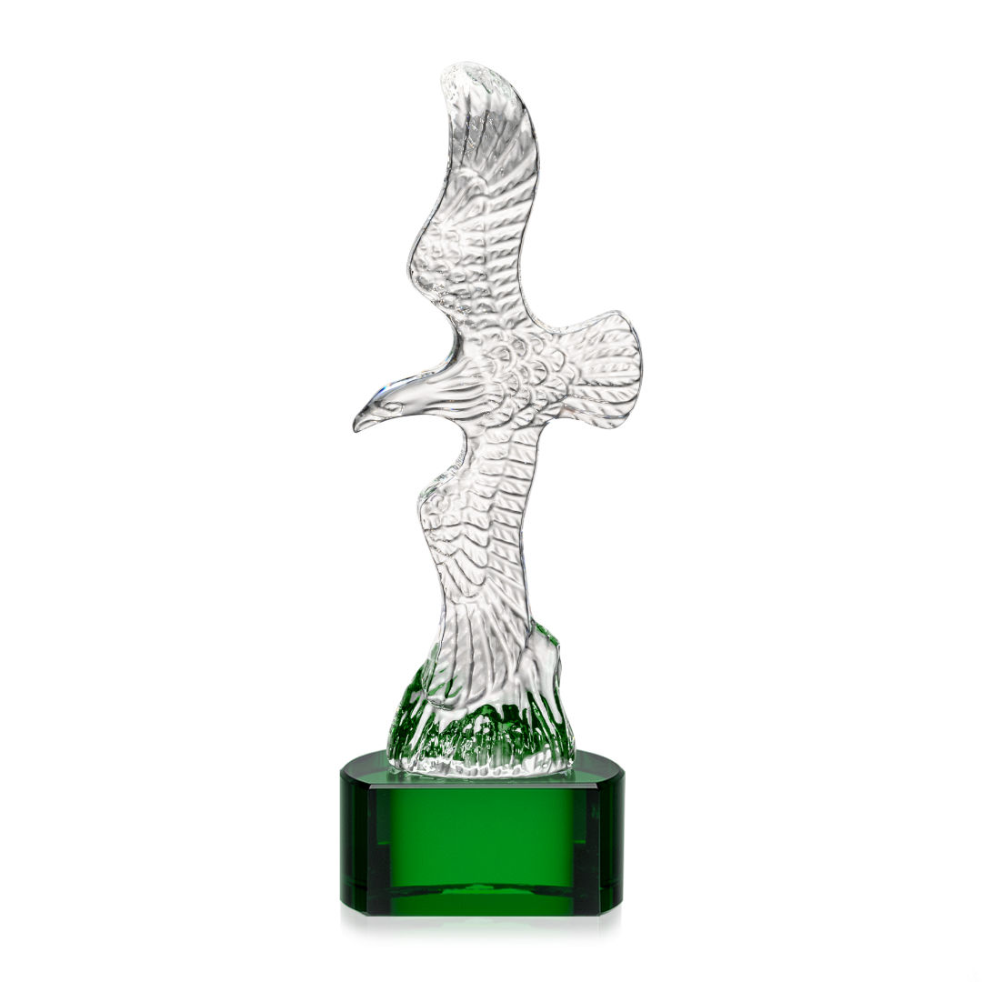 Staffordshire Eagle on Paragon Base - Green 3