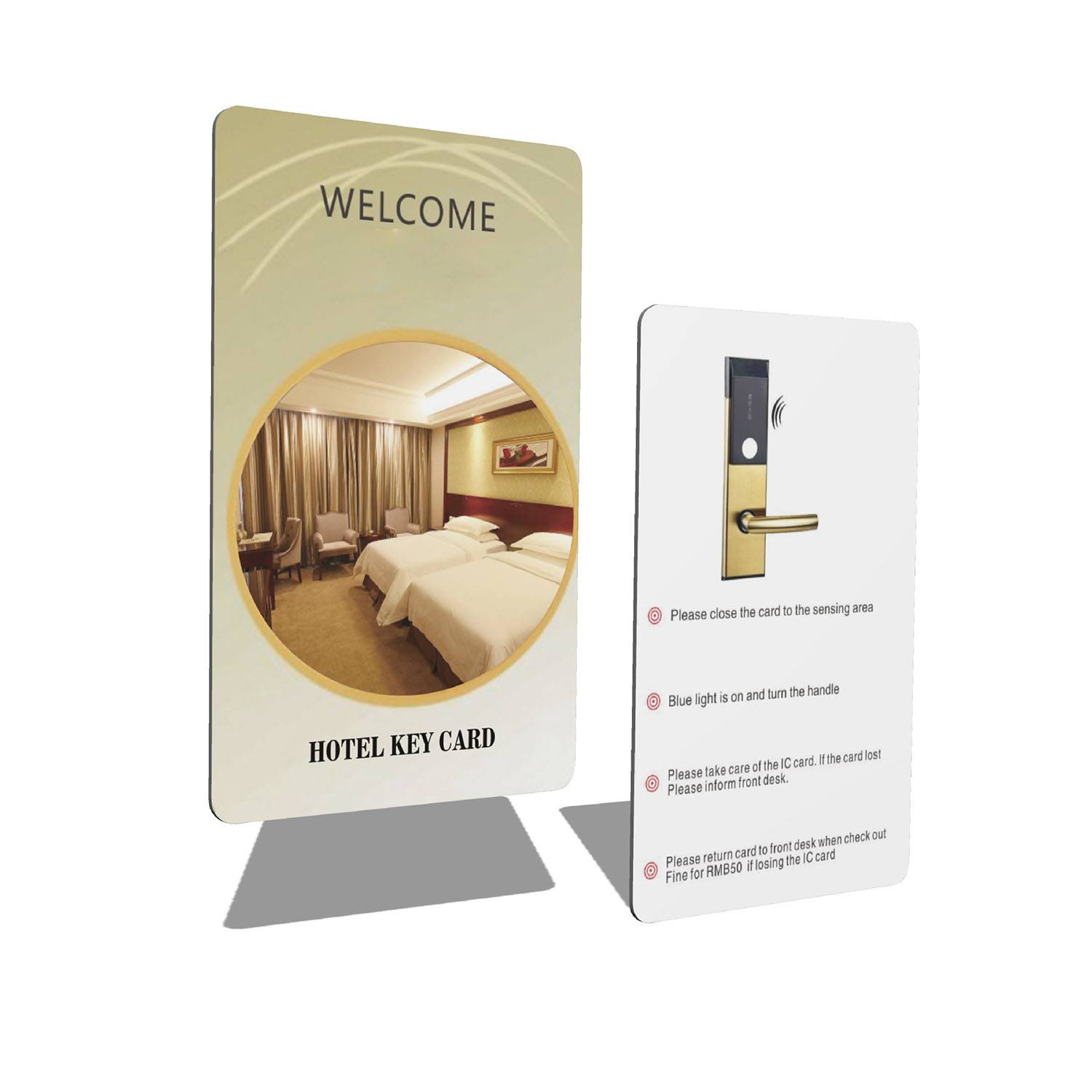 Customized anti copy encryption IC room card 4