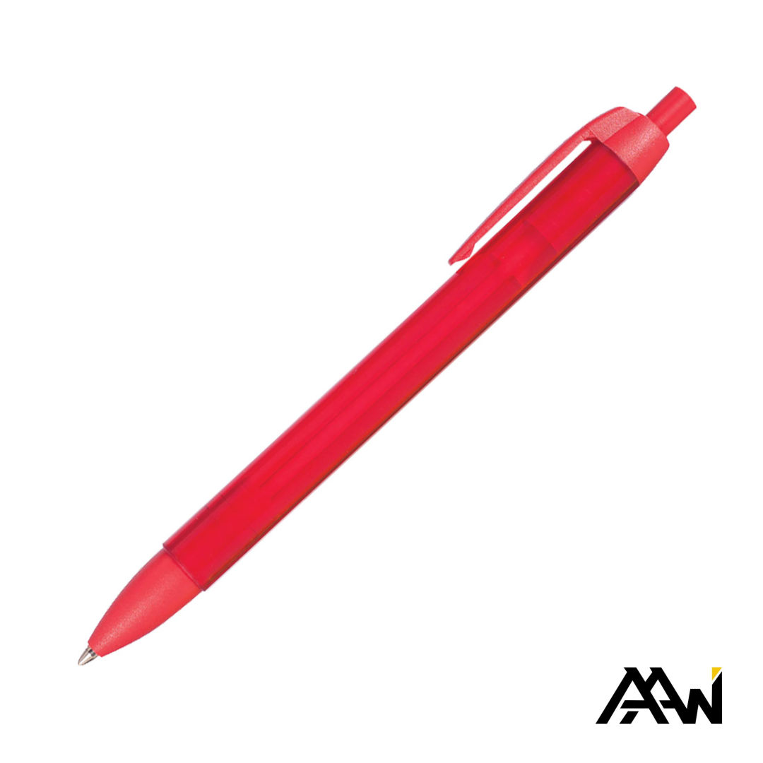 Widebody Pen w/Translucent Barrel - Matte Colored Accent 14