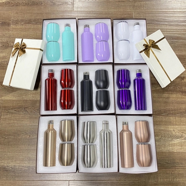 Stainless Steel Wine Bottle + Double Wall Cup Set Giveaway 9