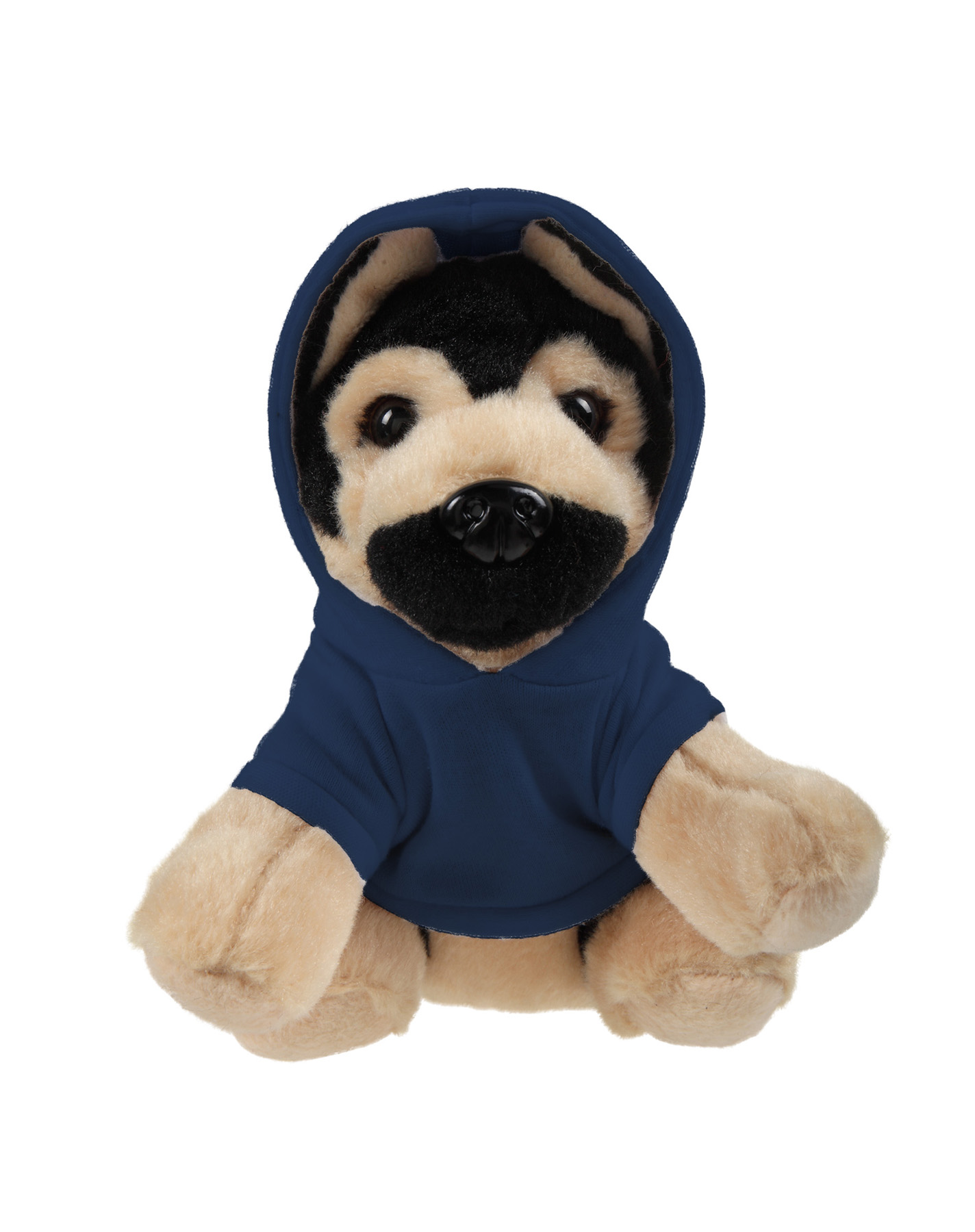 Soft Plush Sitting German Shepard wearing a Hoodie 14