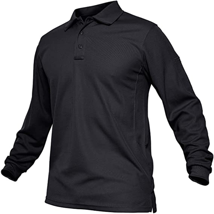 Men's Long-sleeved Golf Paul Lapel T-shirt 3