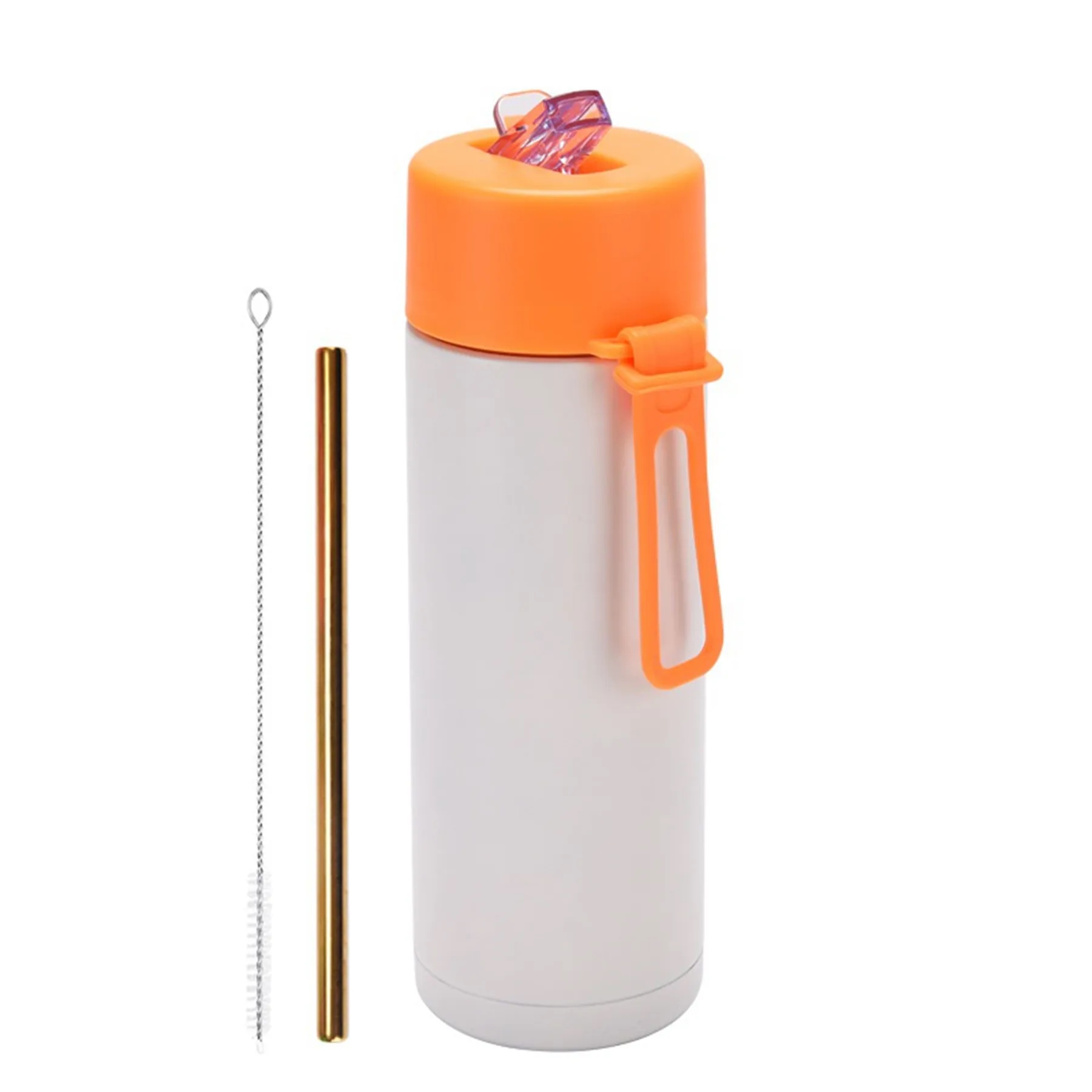 22 Oz. Stainless Steel Straw Cup with Silicone Strap 15