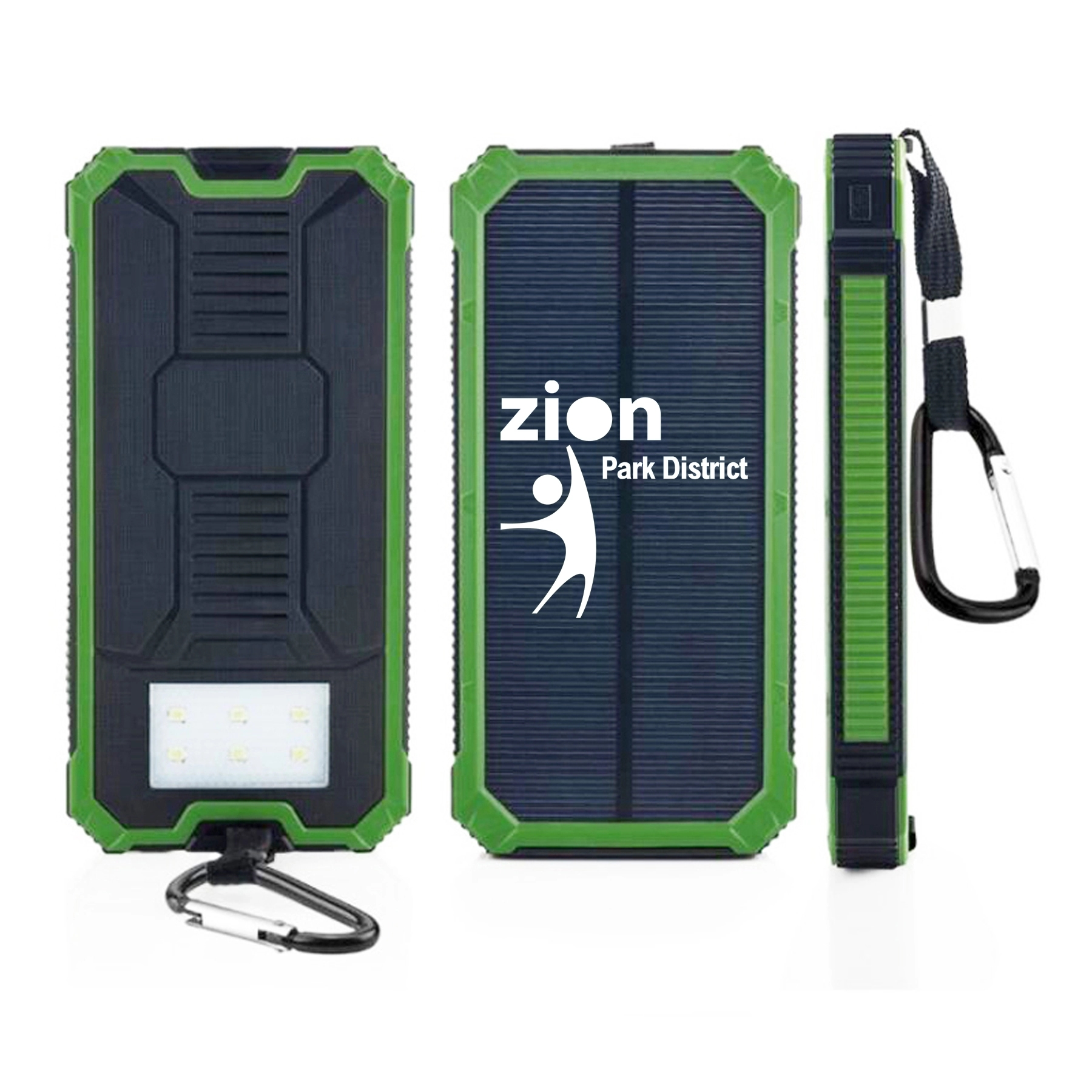 10000mAh Solar Power Charger With Custom Imprint Logo 1