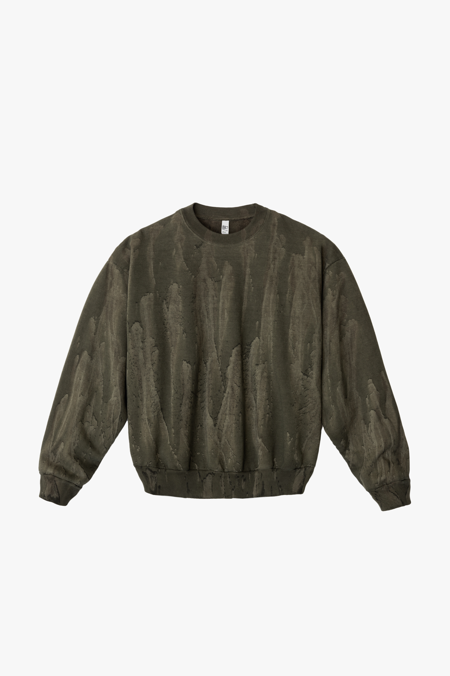 14oz Fleece Crewneck Drip Dye 1