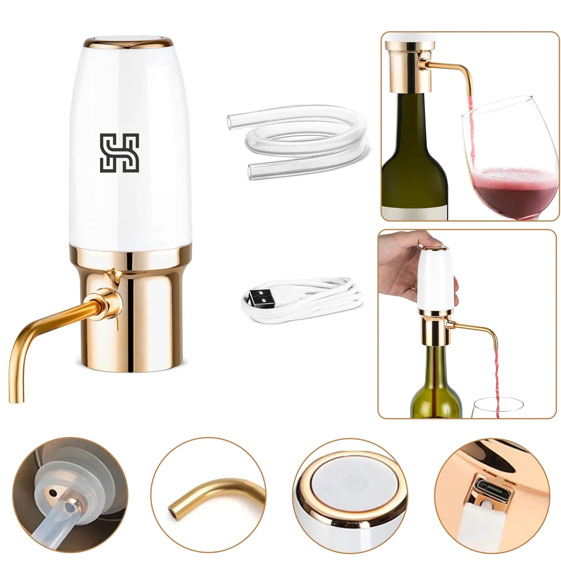 Electric Wine Aerator Dispenser 2