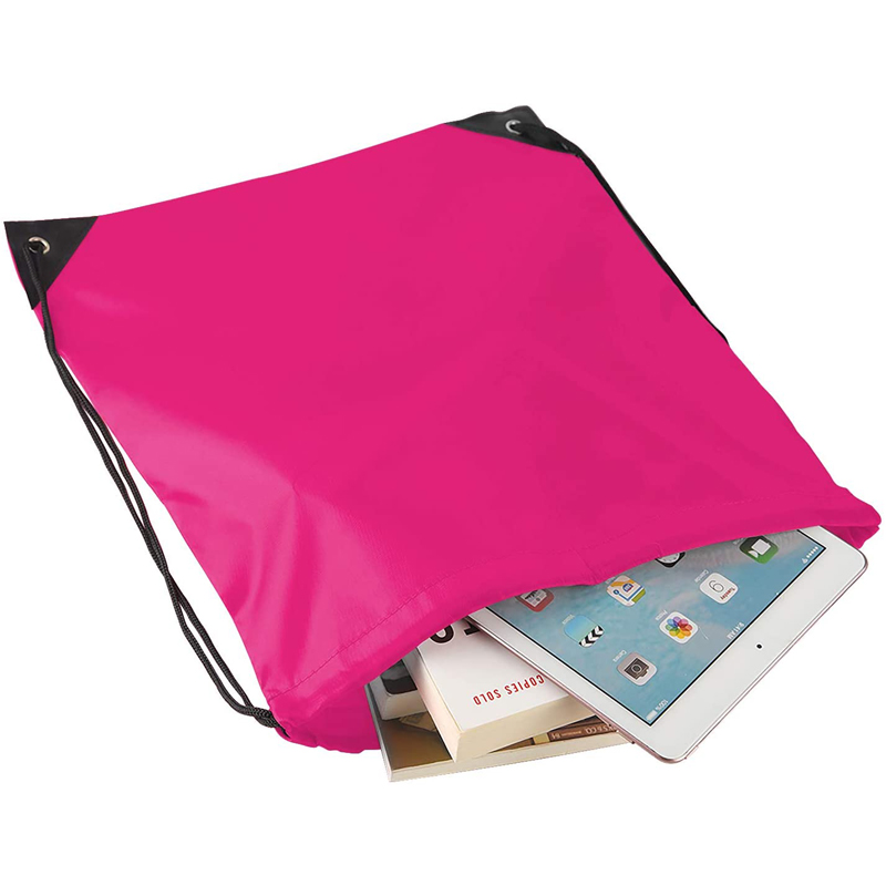 210D Polyester Drawstring Rope Bag--16.9"x13.4" 7