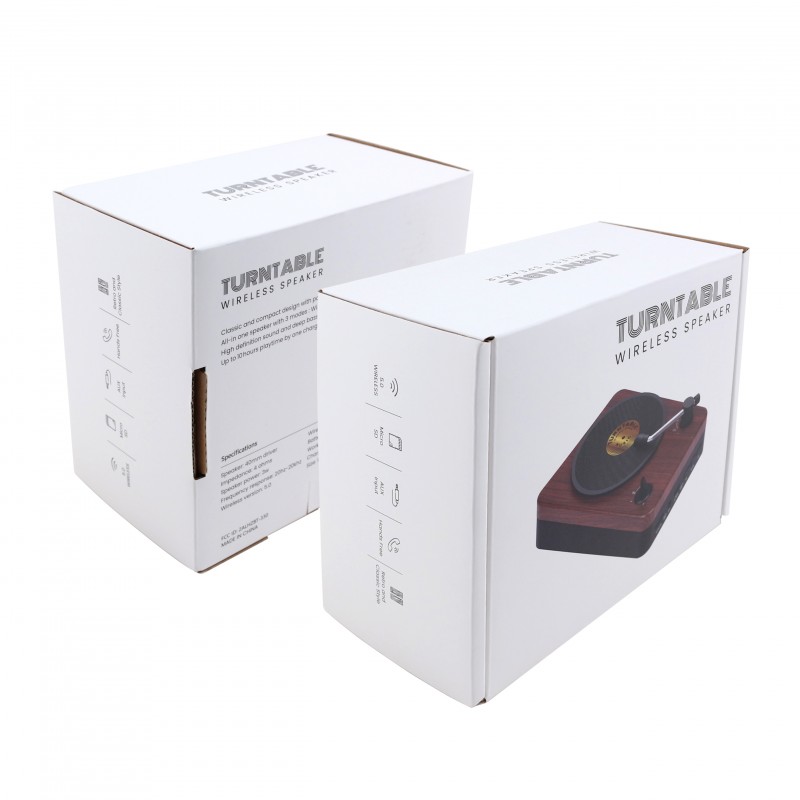 Turntable Wireless Speaker with Custom Record Envelope 18