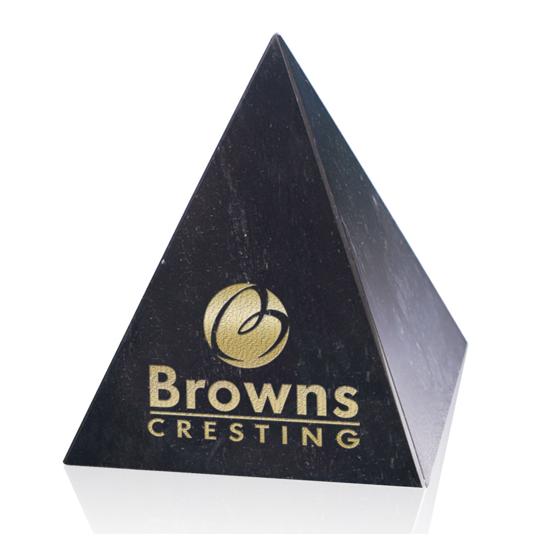 Marble Pyramid Award - Black 5