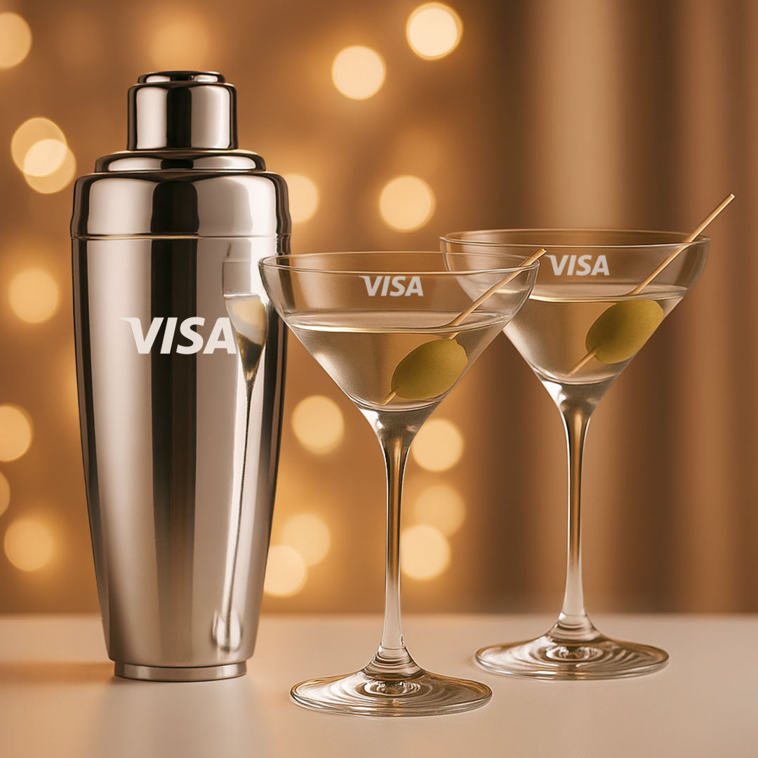 Pescara Shaker & RIEDEL Martini Set 5