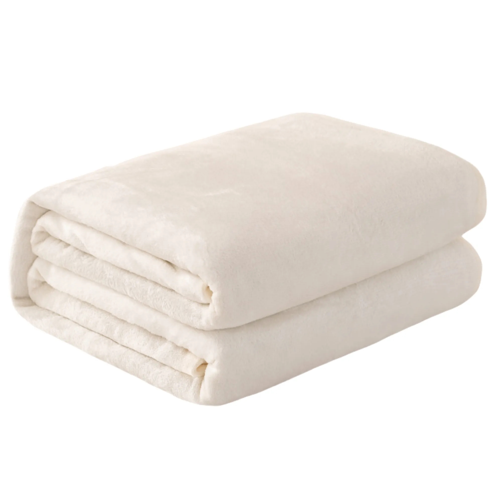 Classic Solid Color Flannel Thin Blanket 28