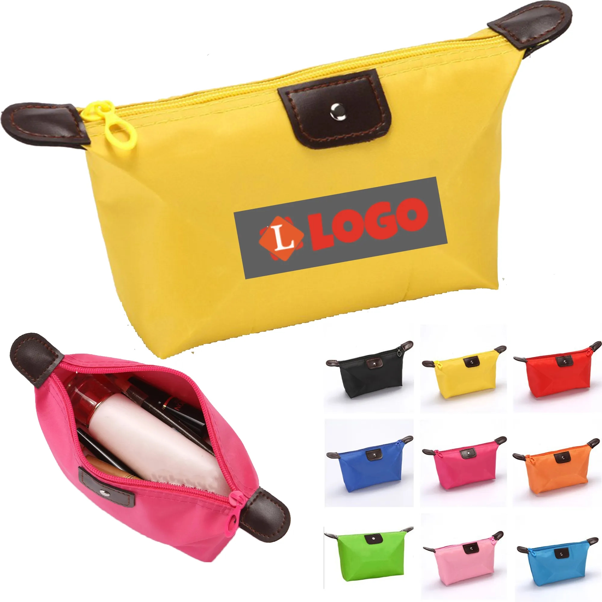 Full Color Dumpling Cosmetic Zipper Bag 8