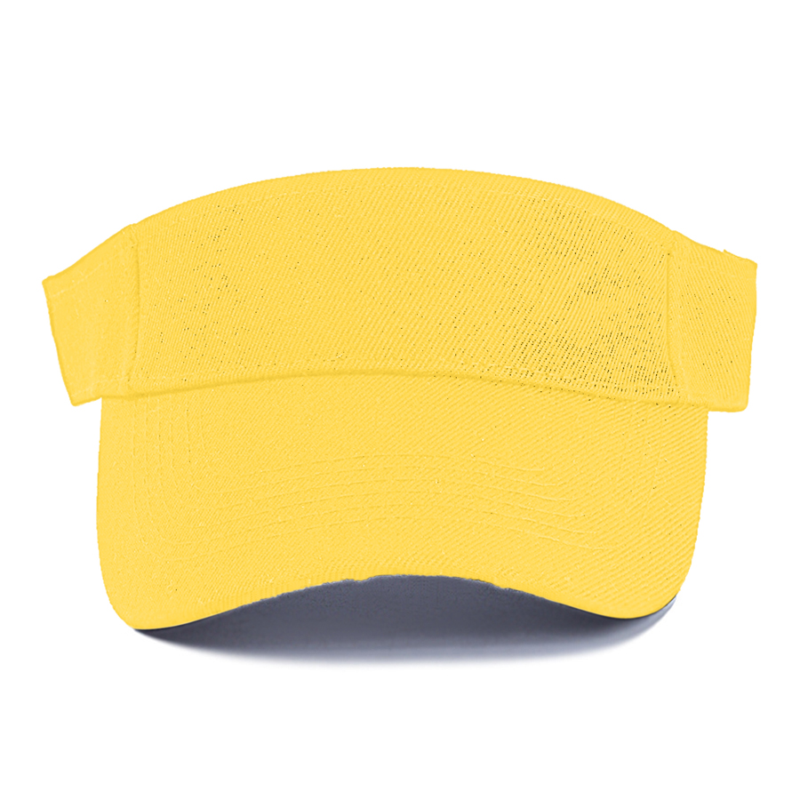 Kids' Stock Solid Color Polyester Visor - Sports Style 9