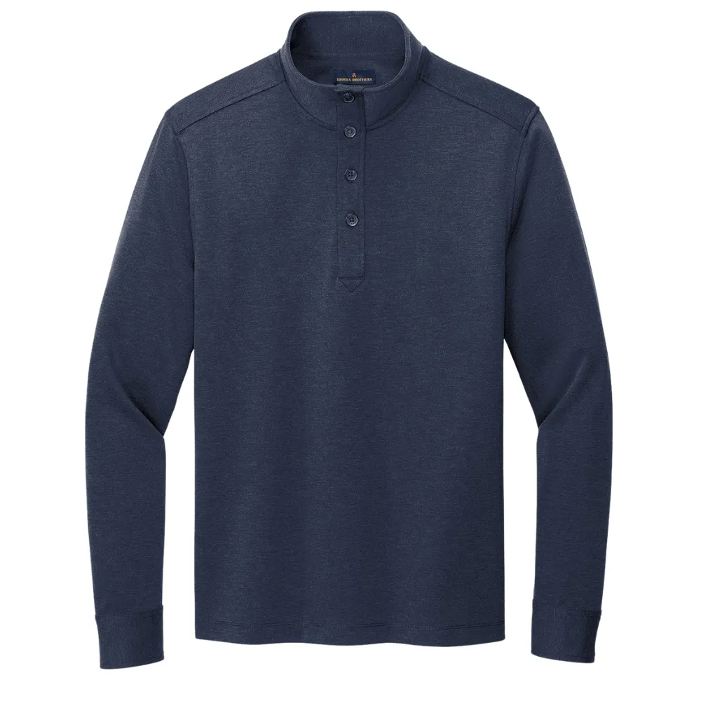 Brooks Brothers(R) Mid-Layer Stretch Half-Button 9