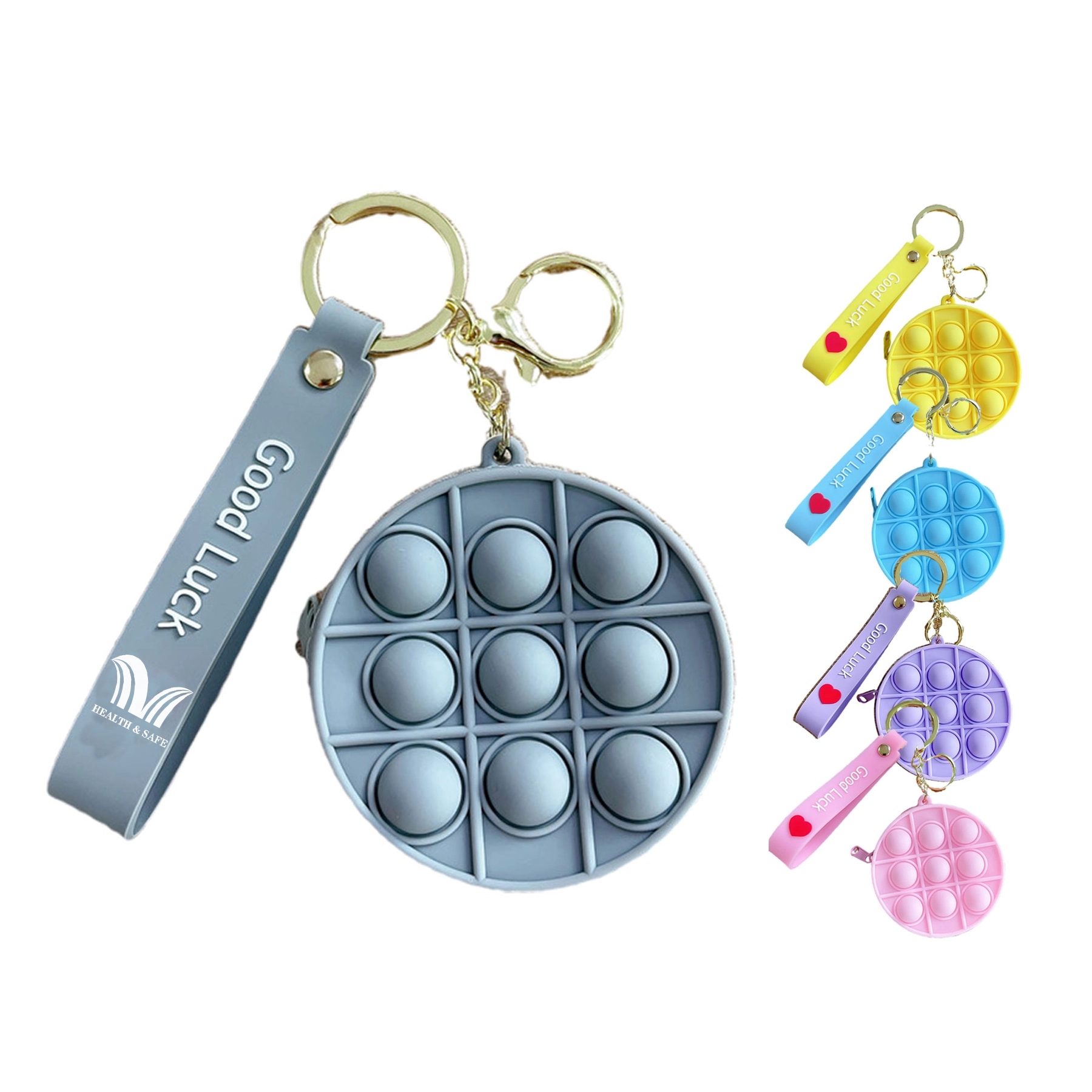 Silicone Figetget Mini Bag Coin Purse 1